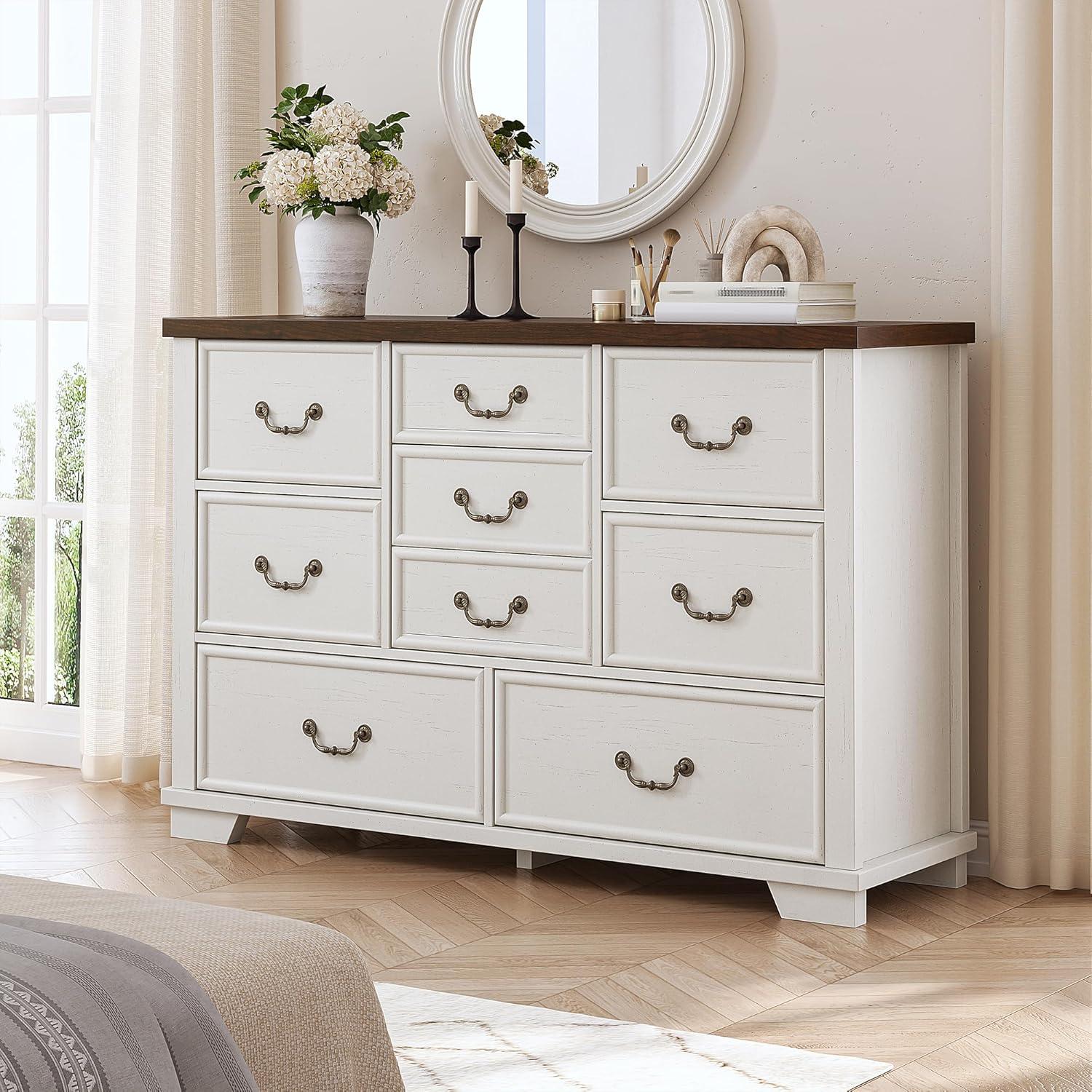 Charlton Home® Dresser For Bedroom With 9 Drawers