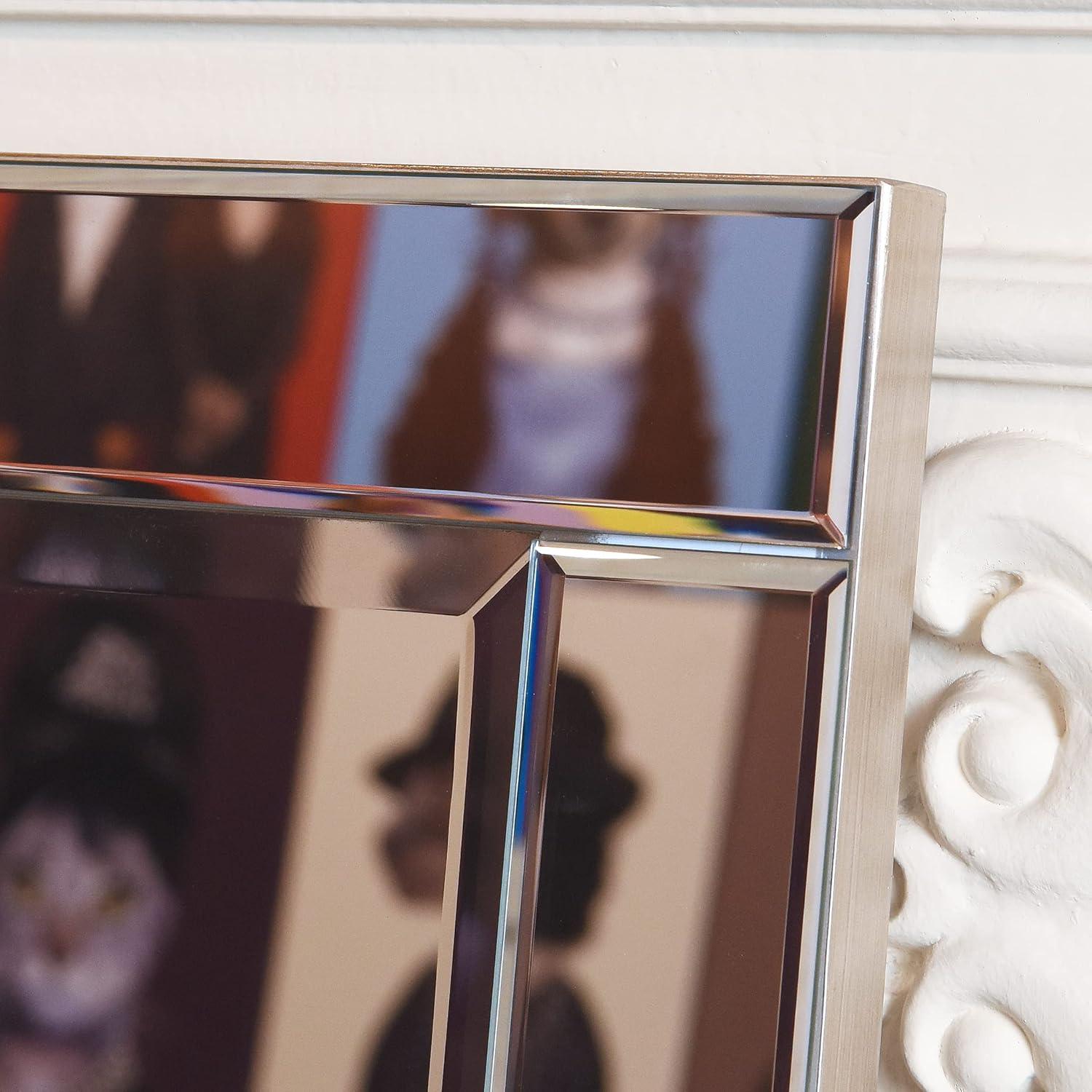 Empire Art Direct  Moderno Beveled Rectangle Wall Mirror