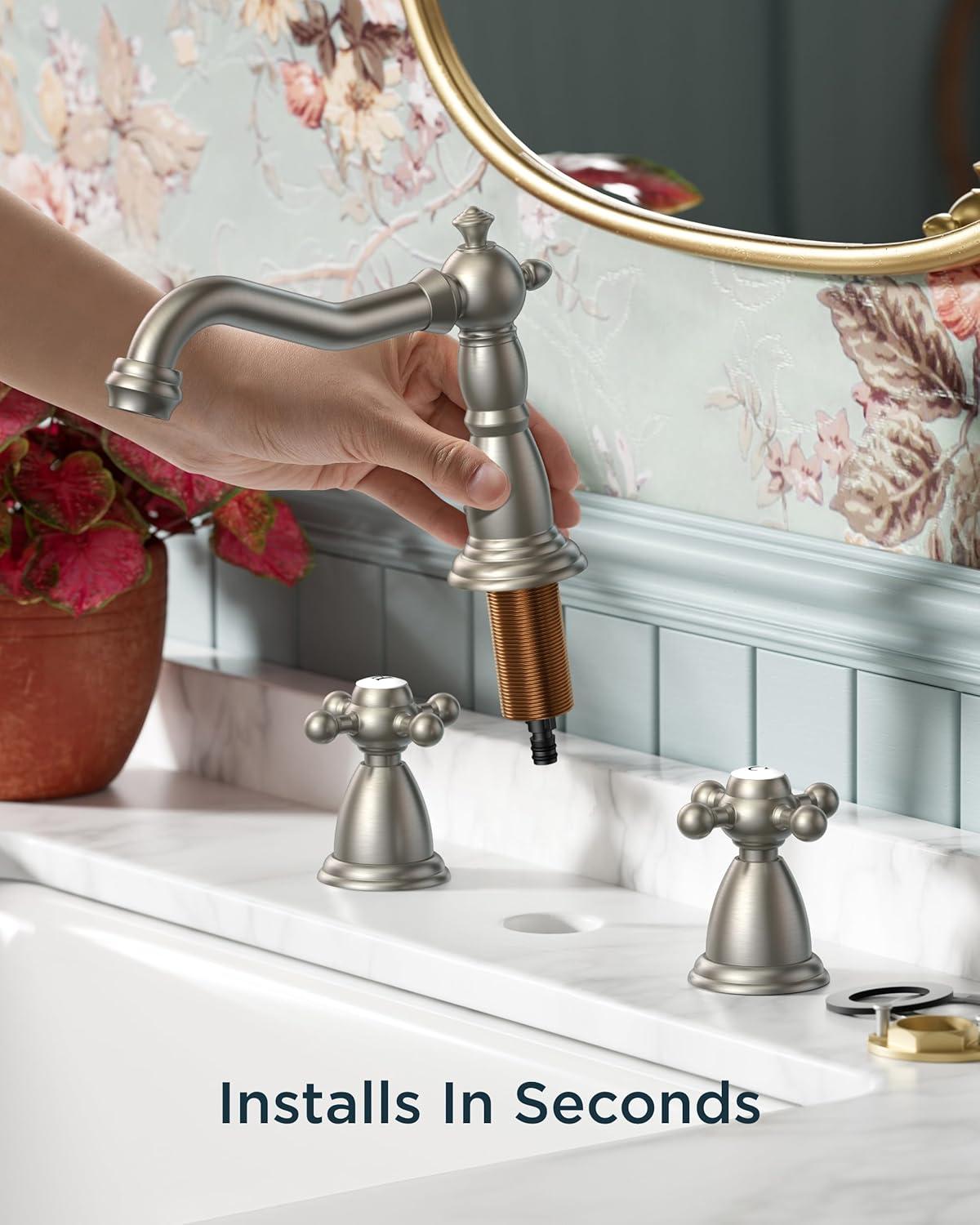 Widespread 2-handle Bathroom Faucet