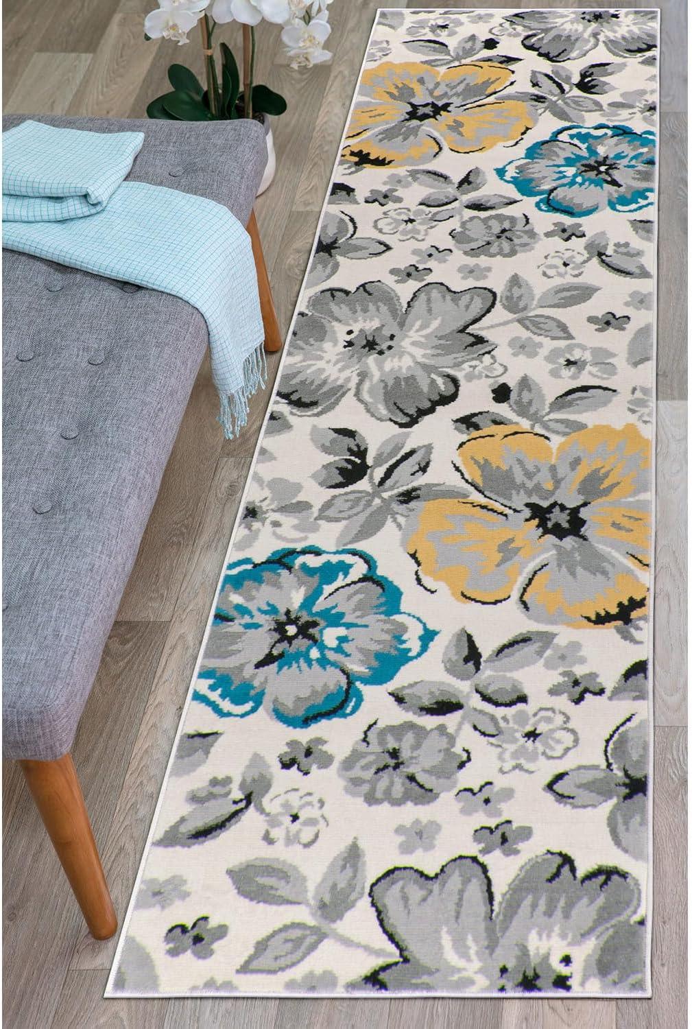 World Rug Gallery Modern Floral Desing Area Rug