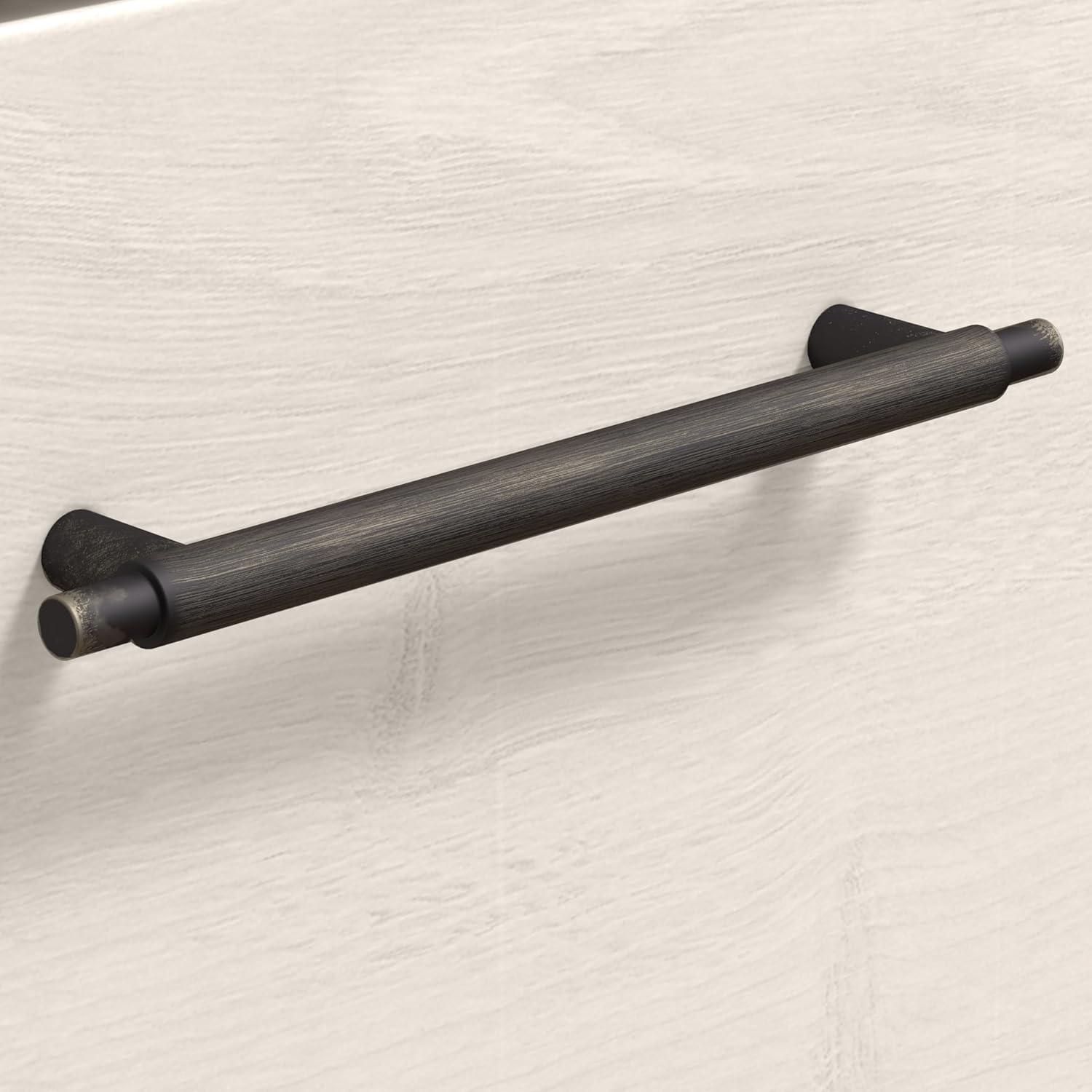 Bush Furniture Key West End Table, Linen White Oak