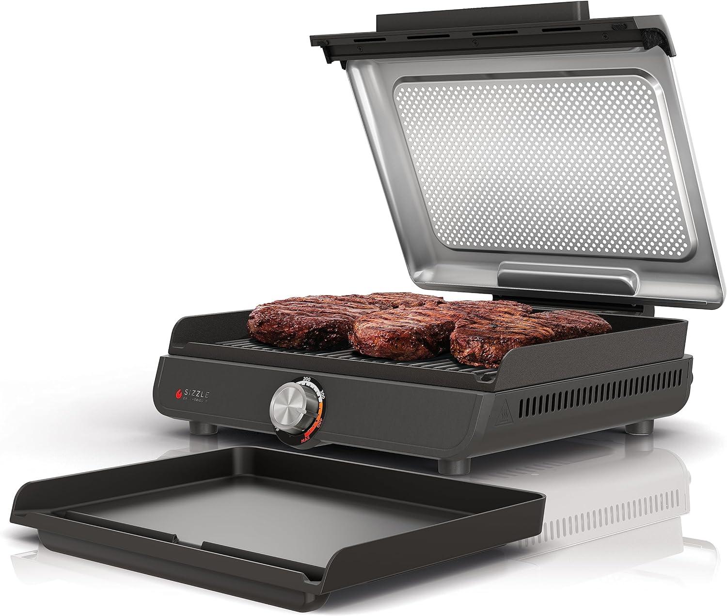 Ninja Sizzle Smokeless Nonstick Indoor Grill with Griddle