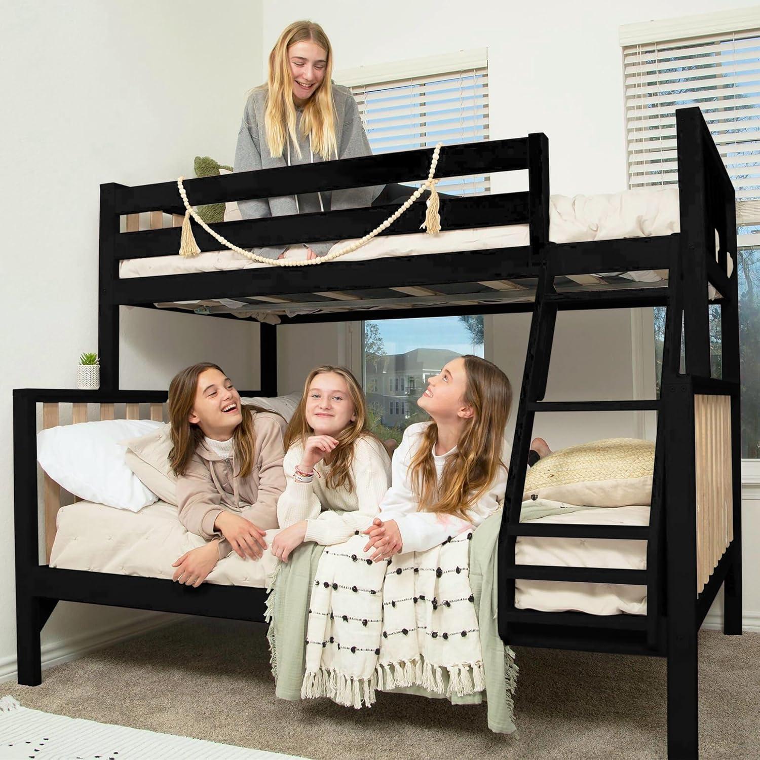 Max & Lily Scandinavian Twin over Full Bunk Bed