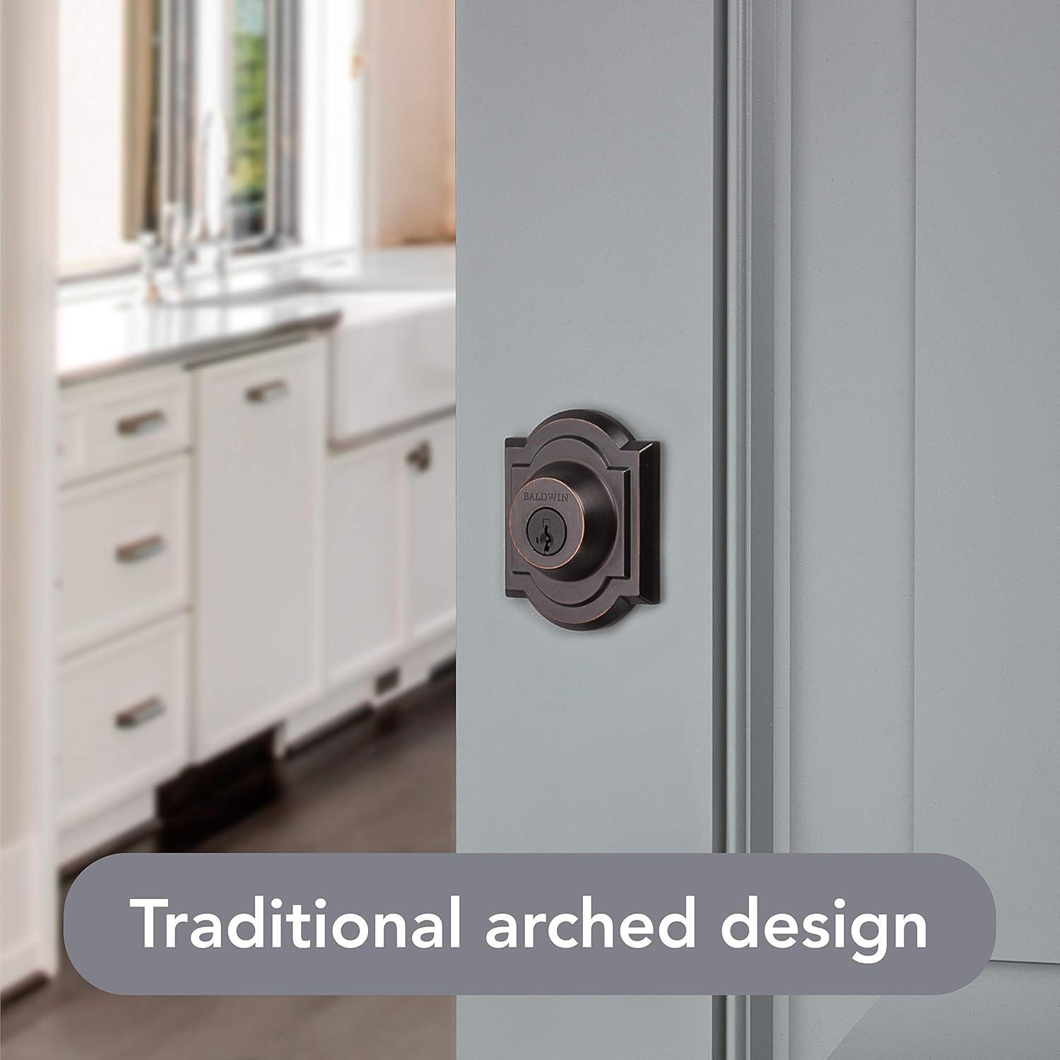 Prestige 380 Arched Single Cylinder Deadbolt with SmartKey®