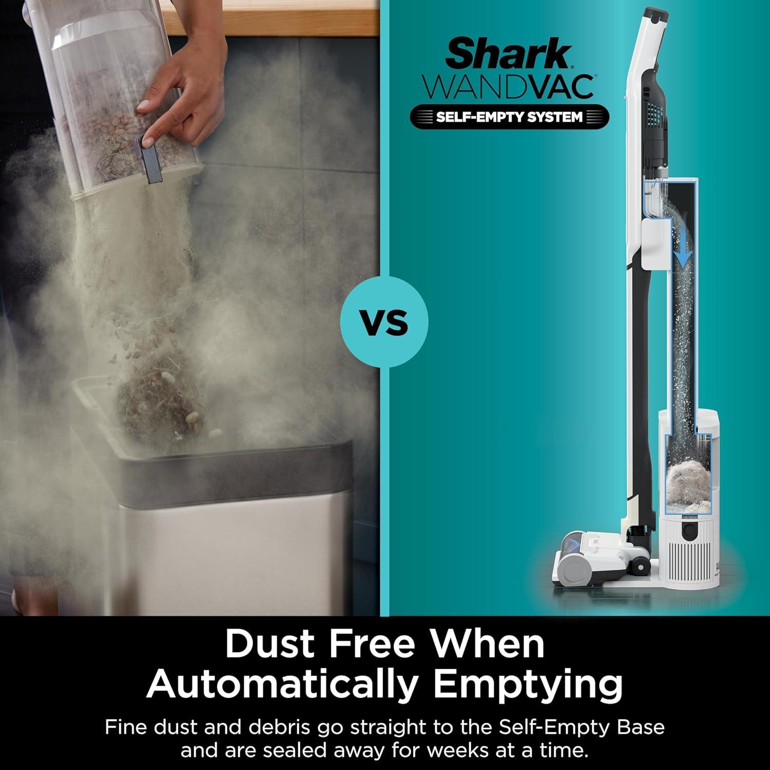 Shark Wandvac Cordless Self-empty System + Hepa