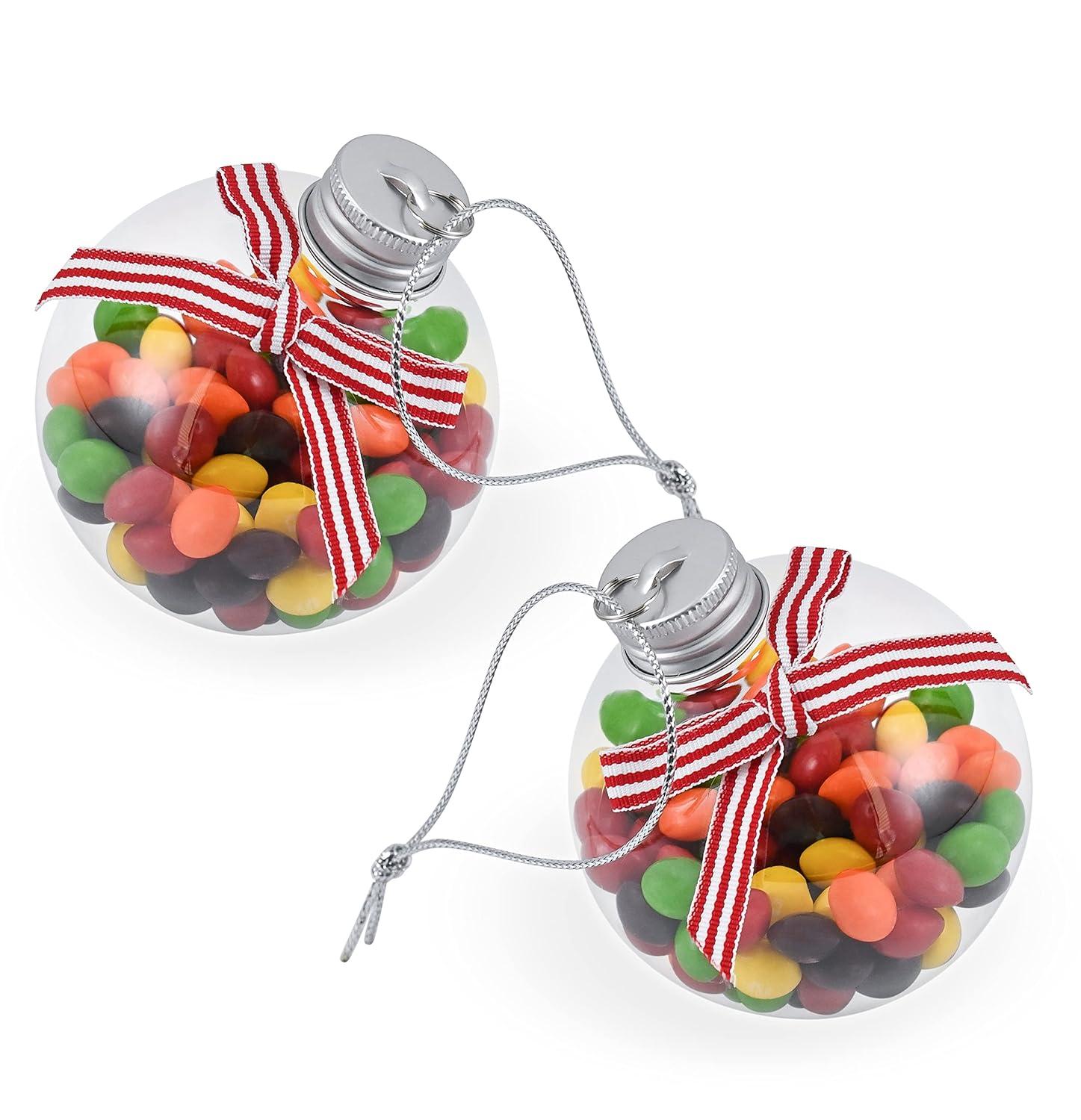 RN'Ds Clear Fillable Ornaments Balls - 24 Pack