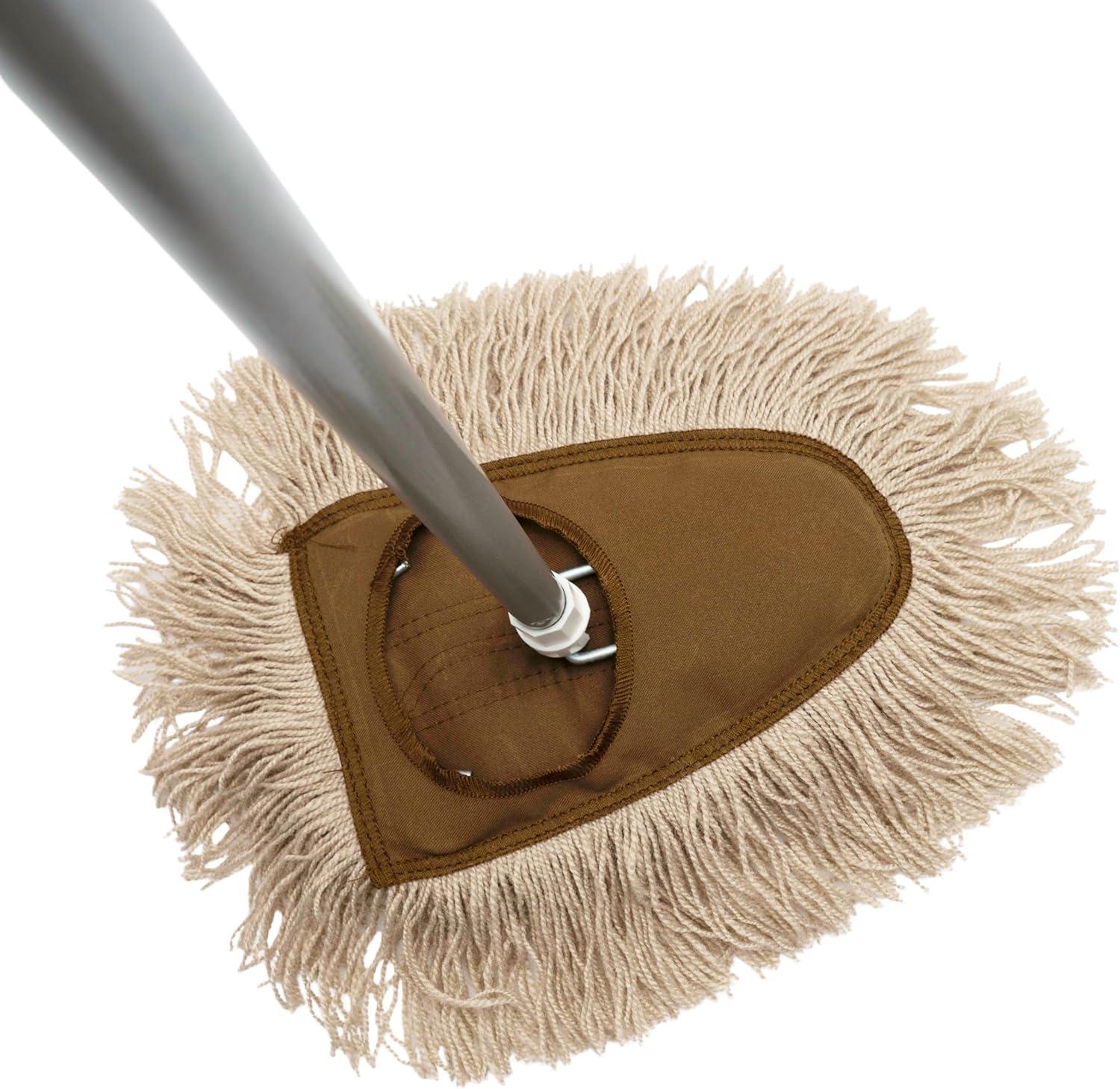 Stanley Home Products Washable Nylon Dry Mop - Removes Dust and Dirt from Surfaces and Hard to Reach Areas (Complete Mop)