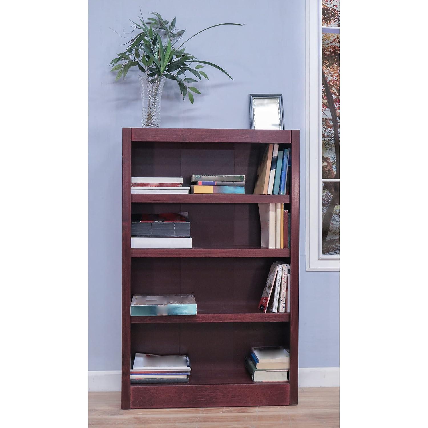 Concepts in Wood Book Shelf - Wood Bookcase Furniture 30 x 48" - Oak