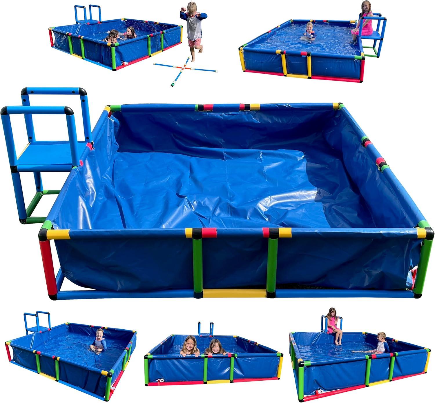 Funphix Buildable Swimming Pool/Outdoor Building Toy Pool, Ball Pit, Sandpit /Connects with Other Funphix Sets