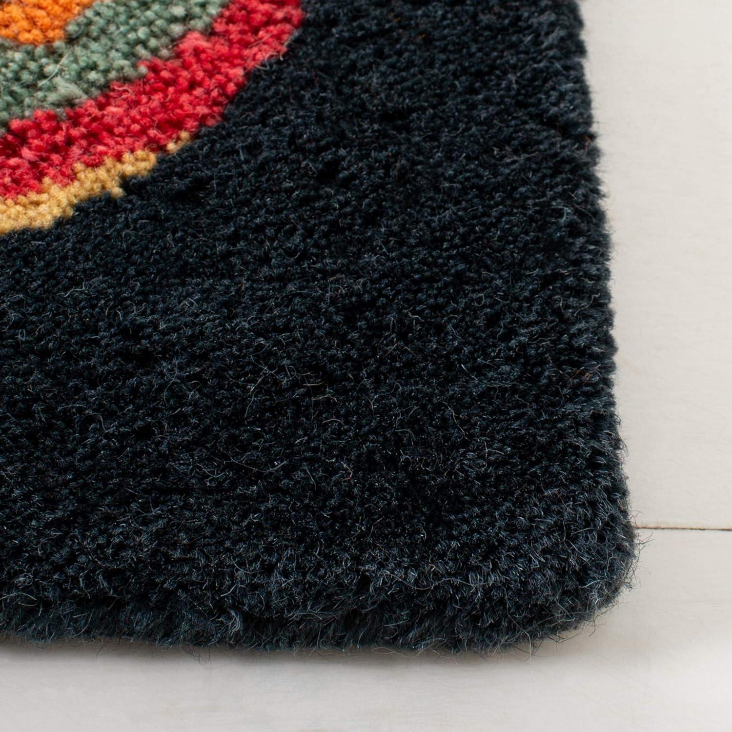 Soho SOH921 Hand Tufted Indoor Accent Rug - Black/Multi - 2'x3' - Safavieh.