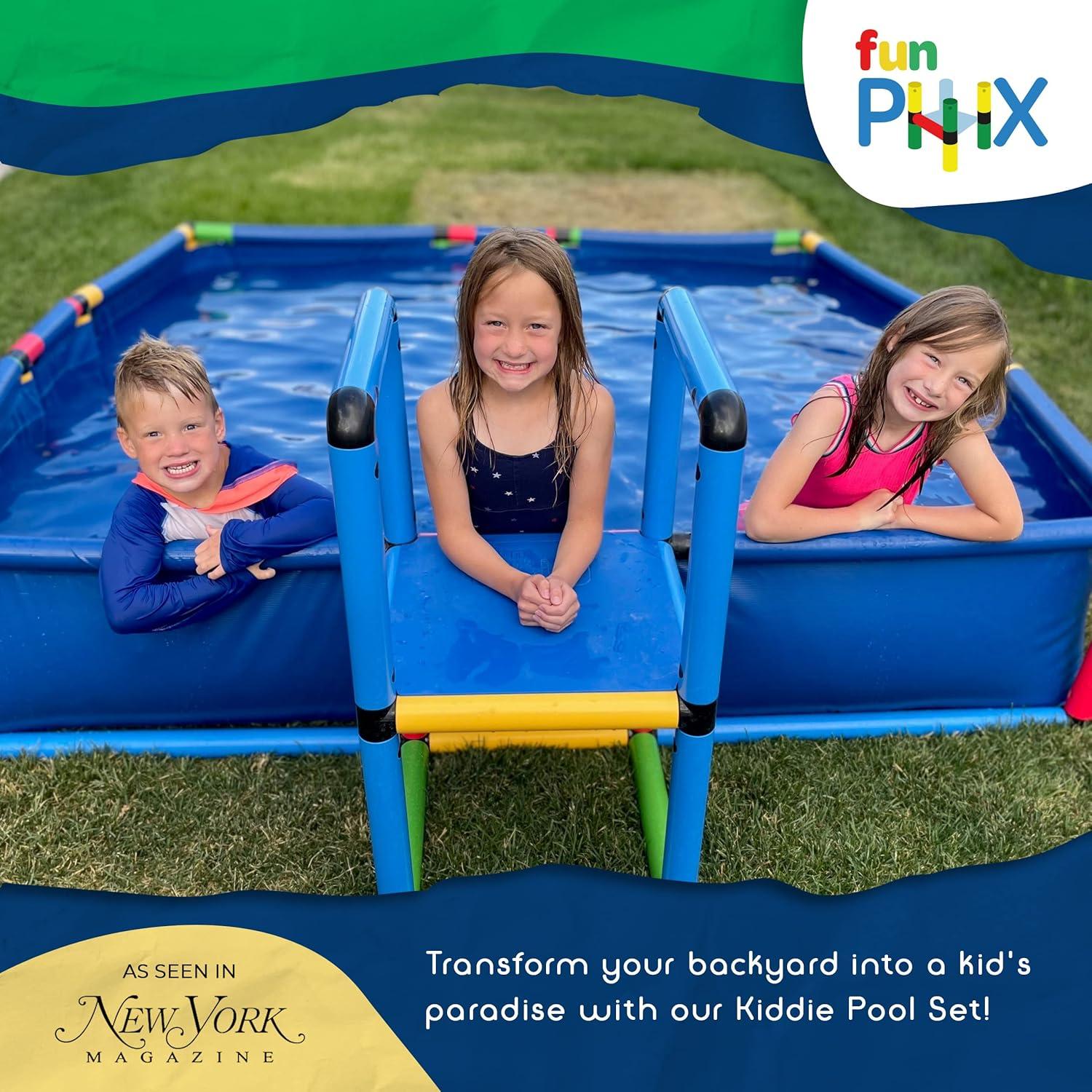 Funphix Buildable Swimming Pool/Outdoor Building Toy Pool, Ball Pit, Sandpit /Connects with Other Funphix Sets