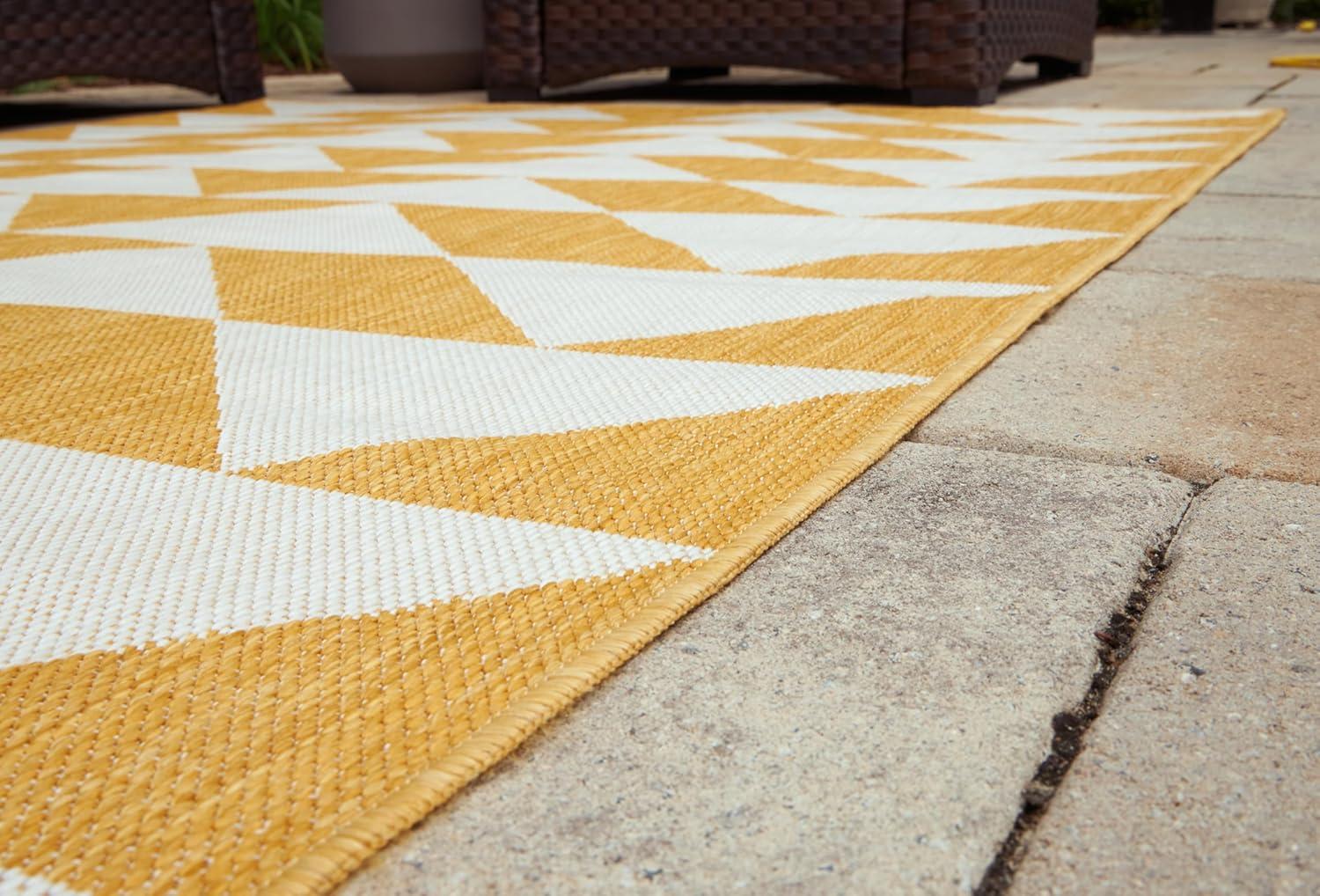 Signature Design by Ashley Thomley 8' x 10' Rug, Ivory & Yellow