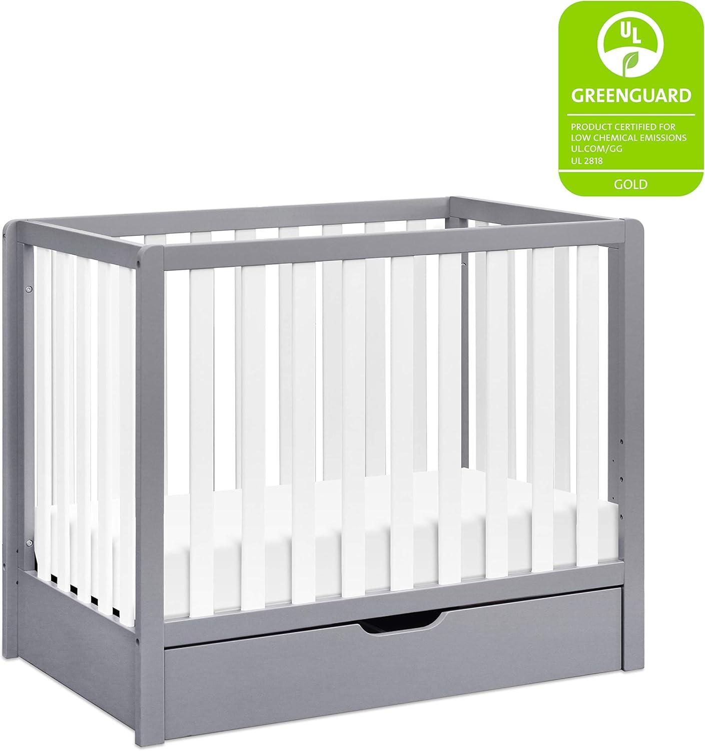 Colby 4-in-1 Mini Convertible Crib with Storage