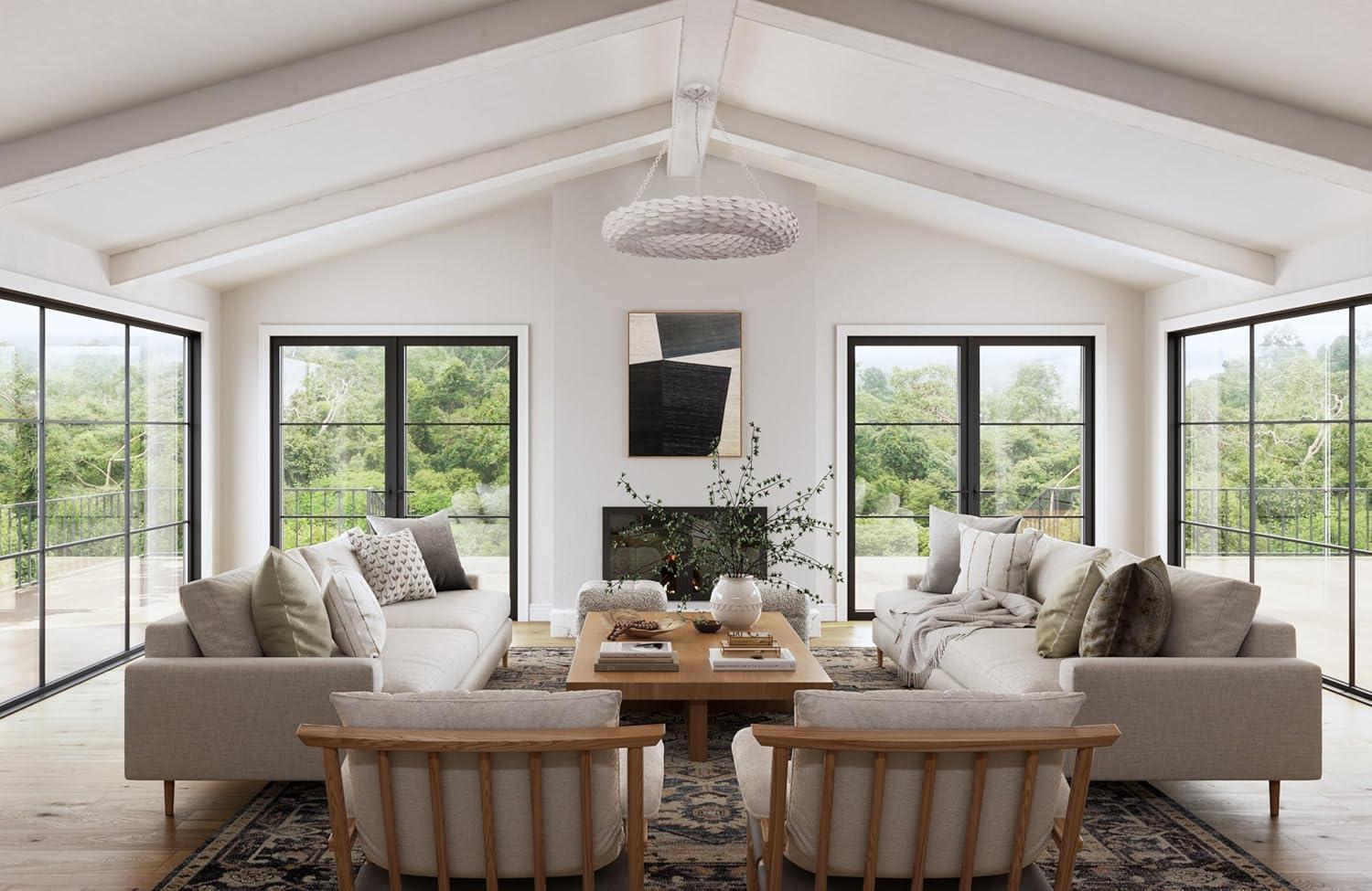 Crystorama Lighting Broche 8 - Light Pendant in  Matte White