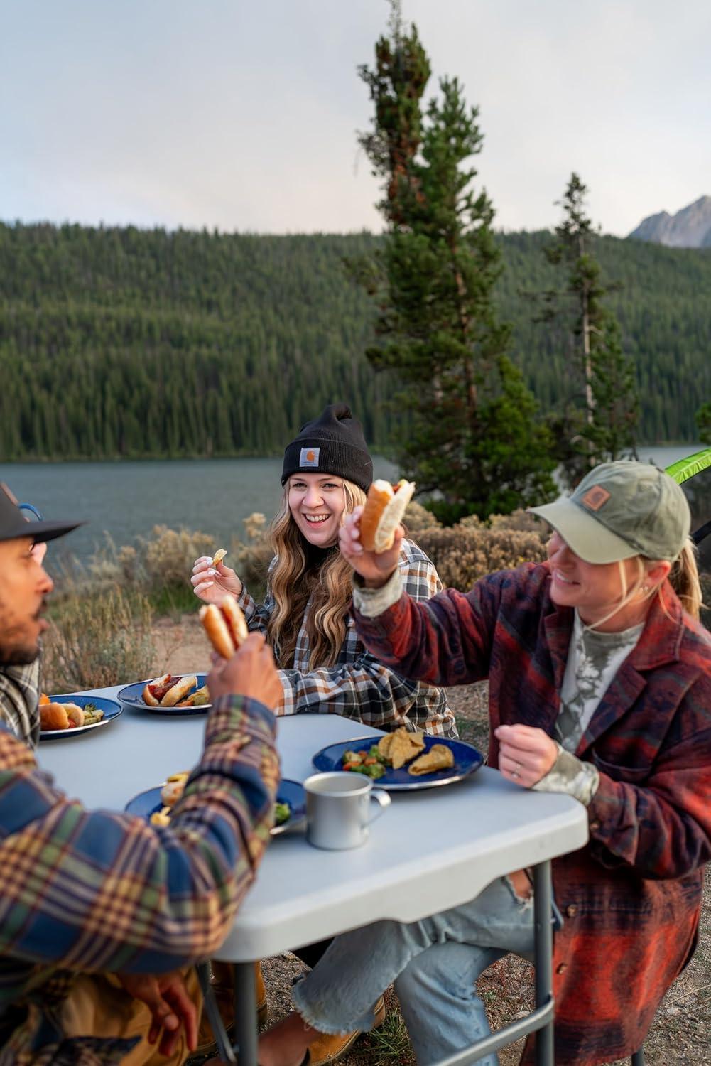 Stansport Heavy-Duty Camp Table with Benches