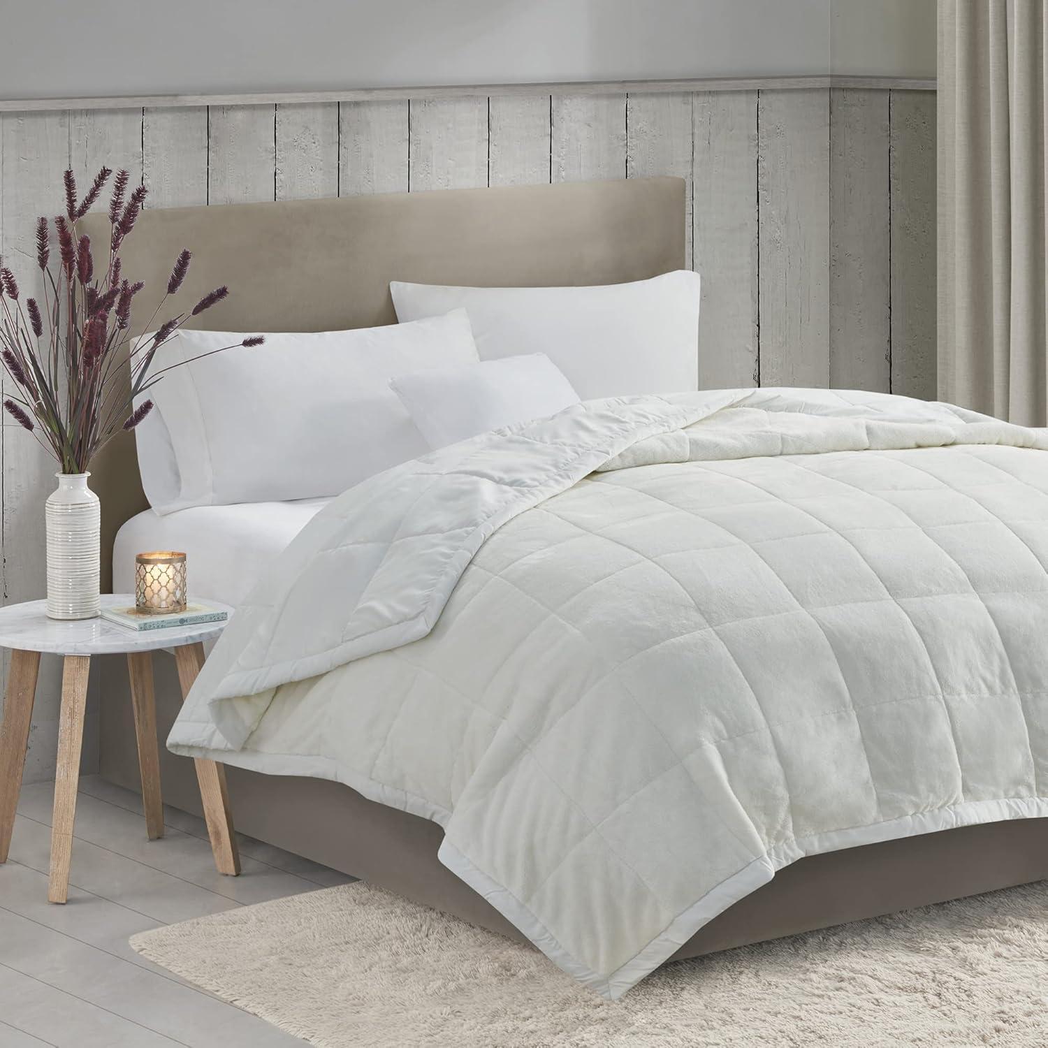 Madison Park Coleman Reversible HeiQ Smart Temperature Down Alternative Blanket & Reviews | Wayfair