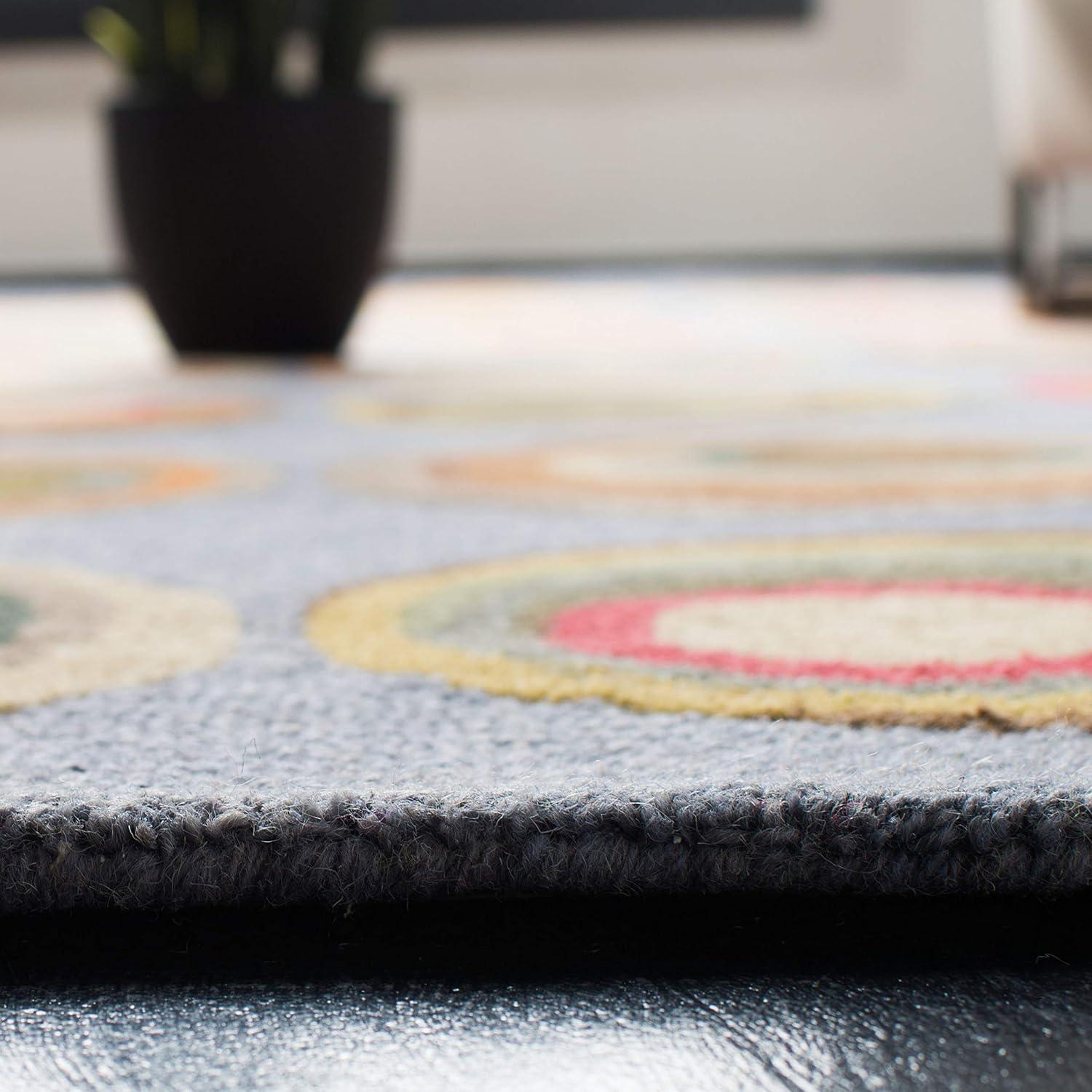 Soho SOH921 Hand Tufted Indoor Accent Rug - Black/Multi - 2'x3' - Safavieh.
