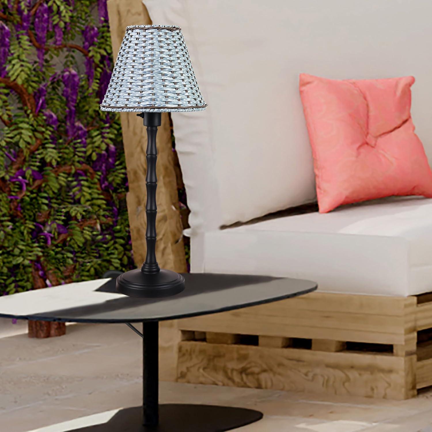 River of Goods 29.75"H Ayla Plastic & Metal Outdoor Table Lamp - River Of Goods