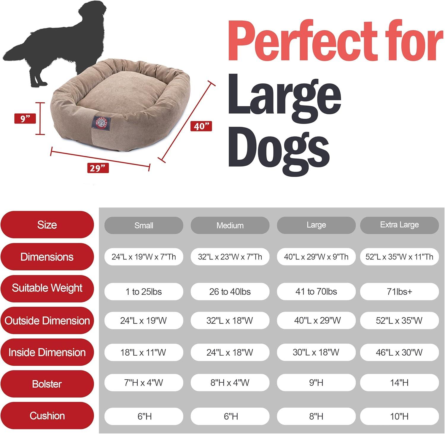 Majestic Pet Products Oval Pet Bed