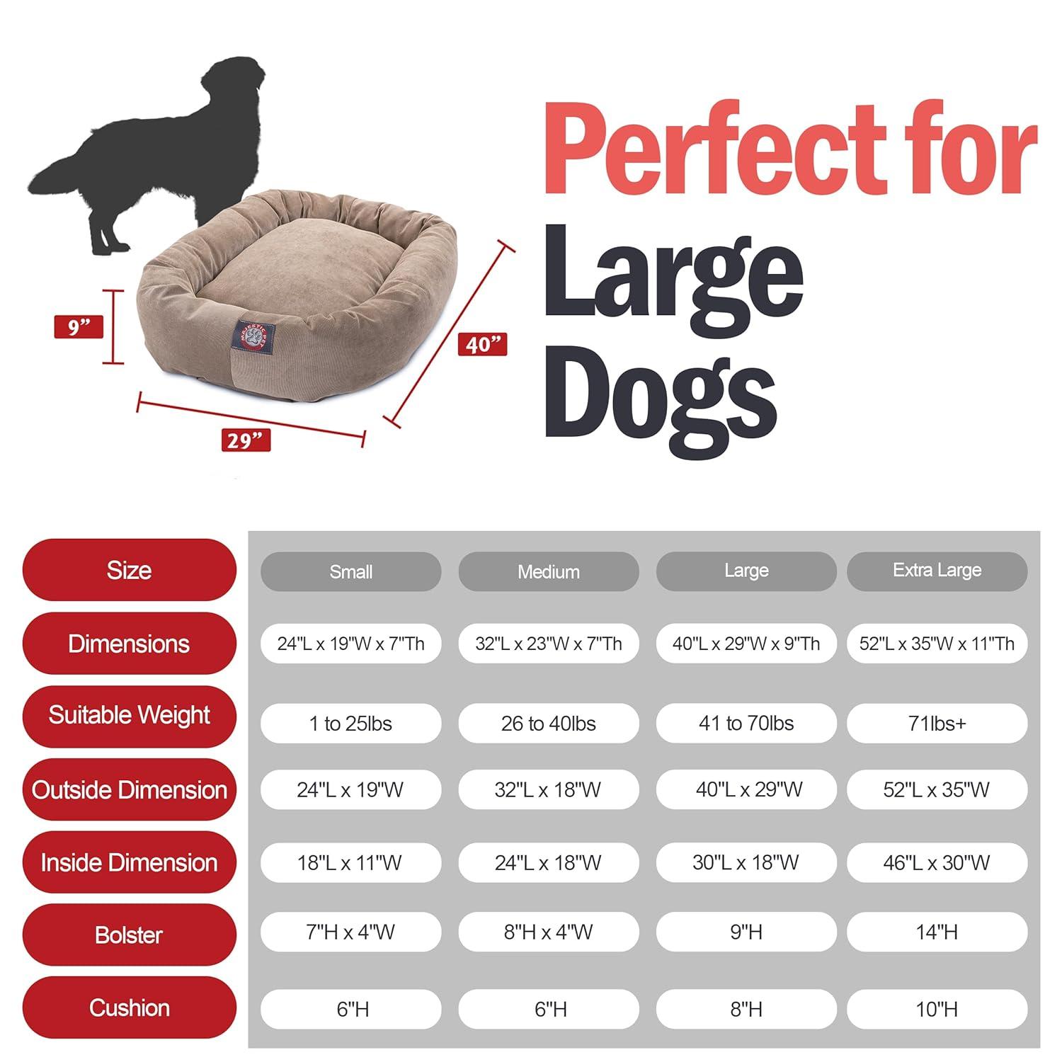 Majestic Pet Products Oval Pet Bed