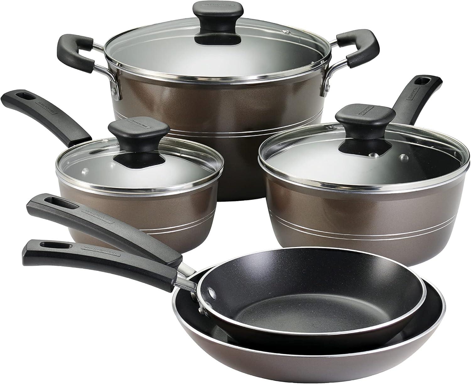 Tramontina Tramontina Sicilia 1.25 qt. Non-Stick Aluminum Sauce Pan with Lid