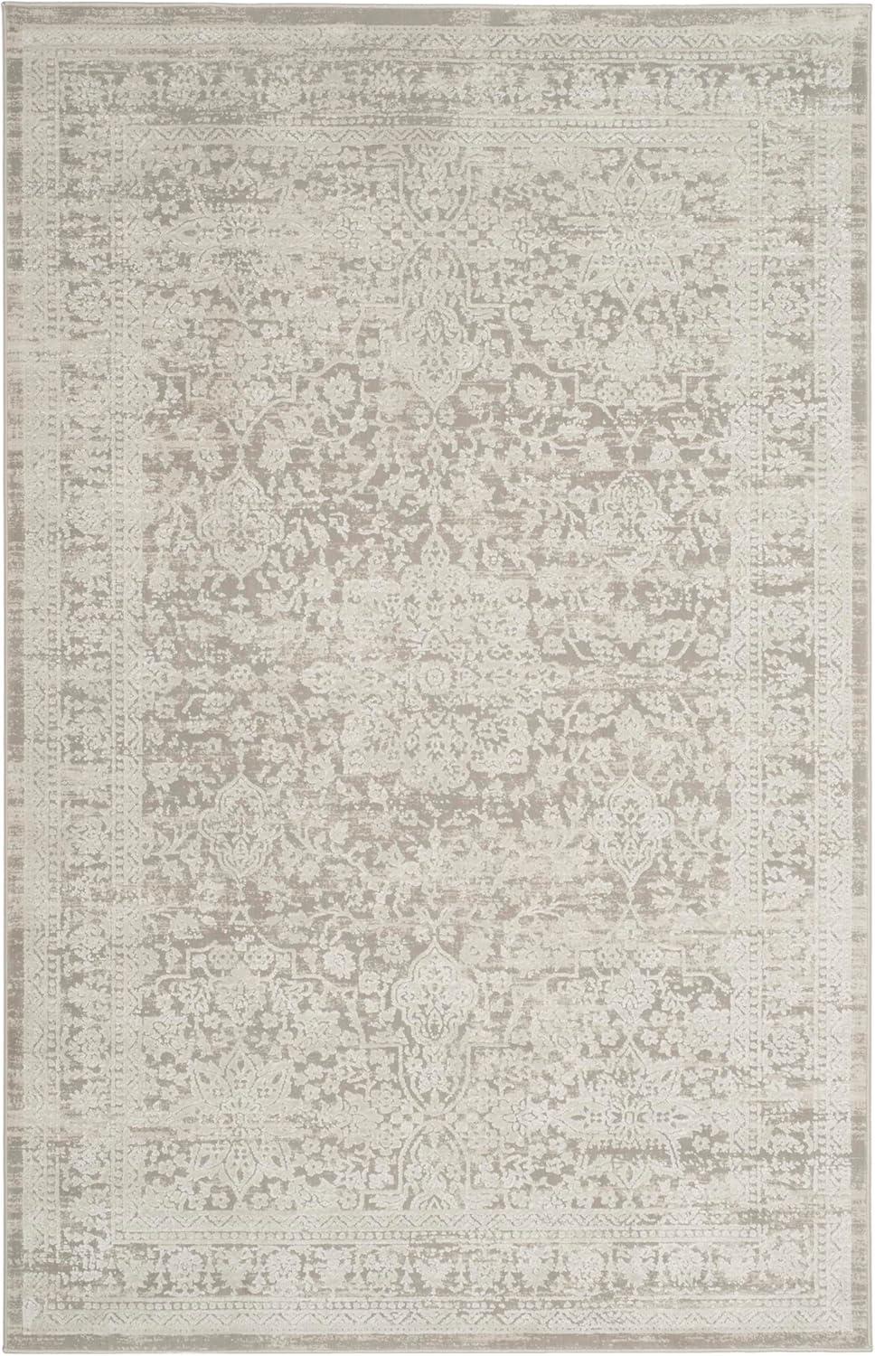 Princeton PRN712 Power Loomed Indoor Area Rug - Grey/Beige - 4'x6' - Safavieh.
