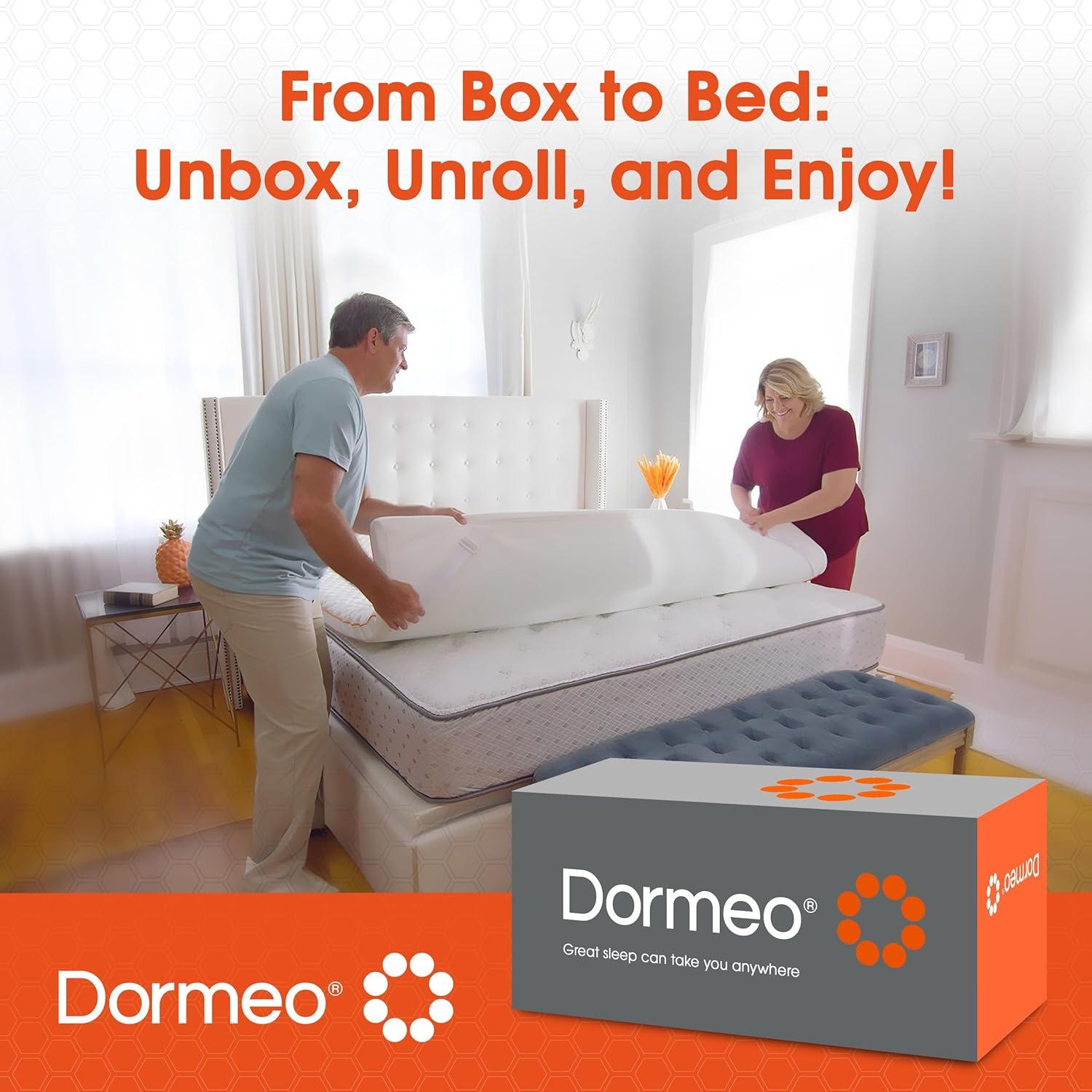 Dormeo Premium Mattress Topper Twin Bed 3 inch Cooling Mattress Topper with Octaspring Technology