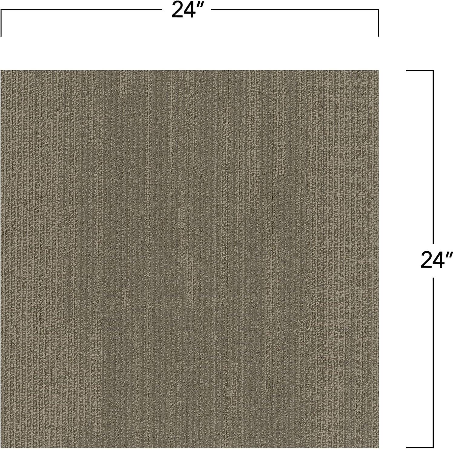 Mohawk Elite 24" x 24" Nylon Fiber Carpet Tiles (96 sqft Per Carton-24 Tiles)