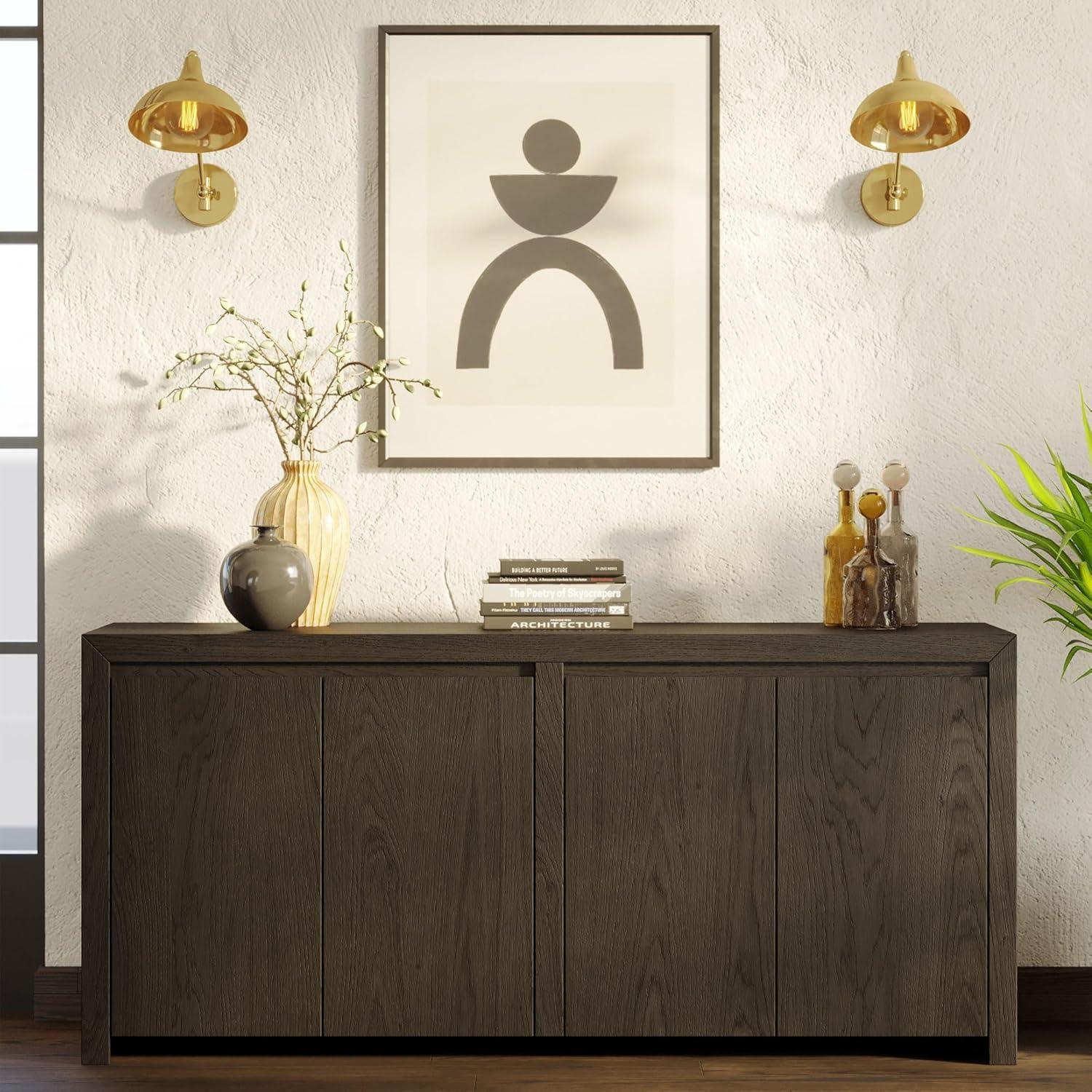 Maven Lane Iris Contemporary Wooden Sideboard