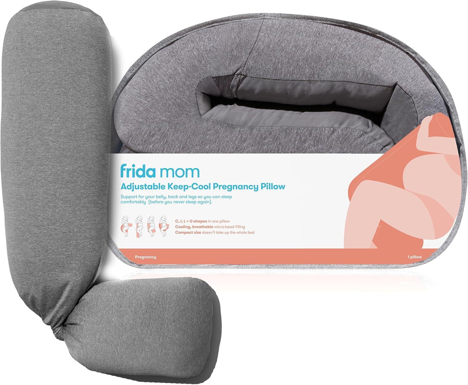 Frida Mom Adjustable Keep-Cool Pregnancy Body Pillow