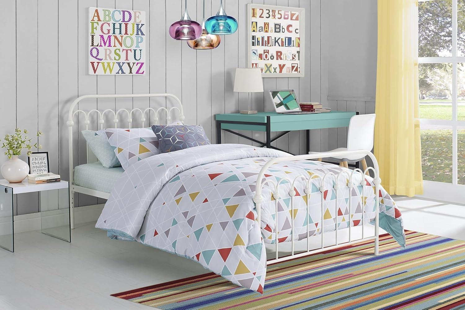 Bright Pop Kids Metal Platform Bed