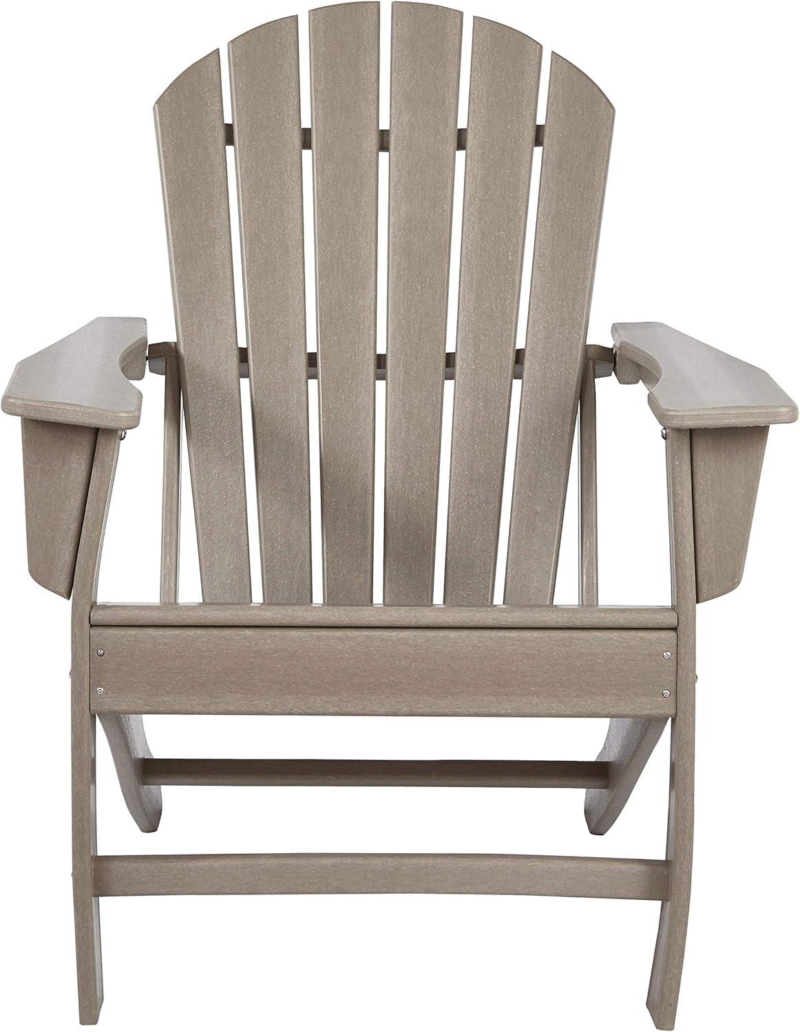 Signature Design by Ashley Contemporary Sundown Treasure Adirondack Chair  Driftwood