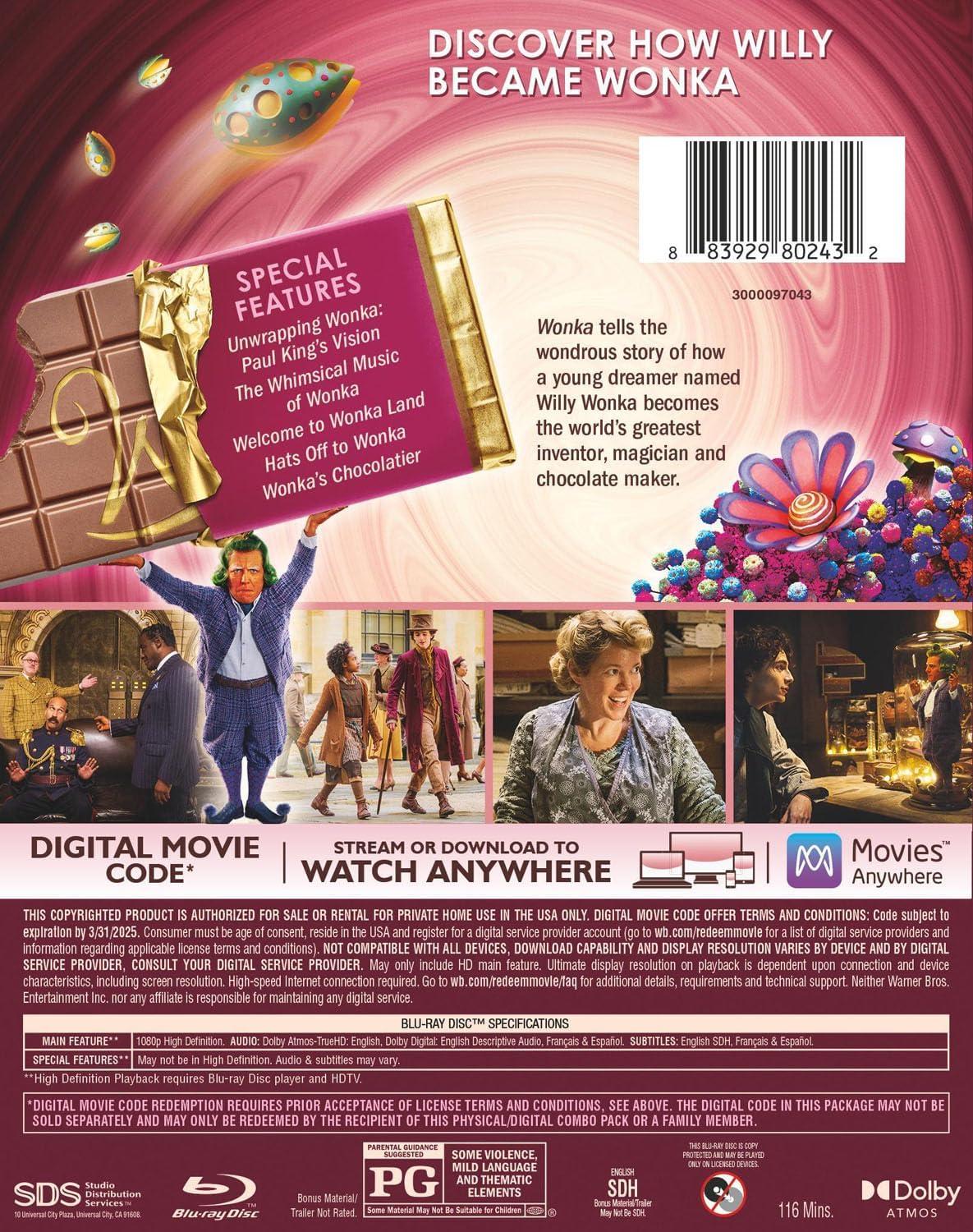 Wonka (Blu-ray)