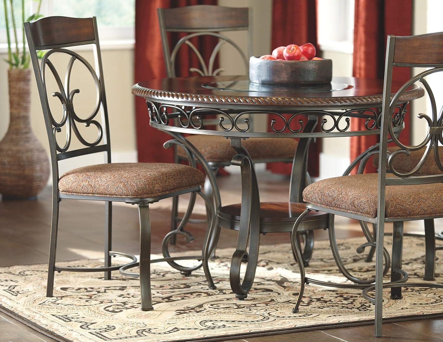 Signature Design By Ashley Traditional Glambrey Dining Table Brown