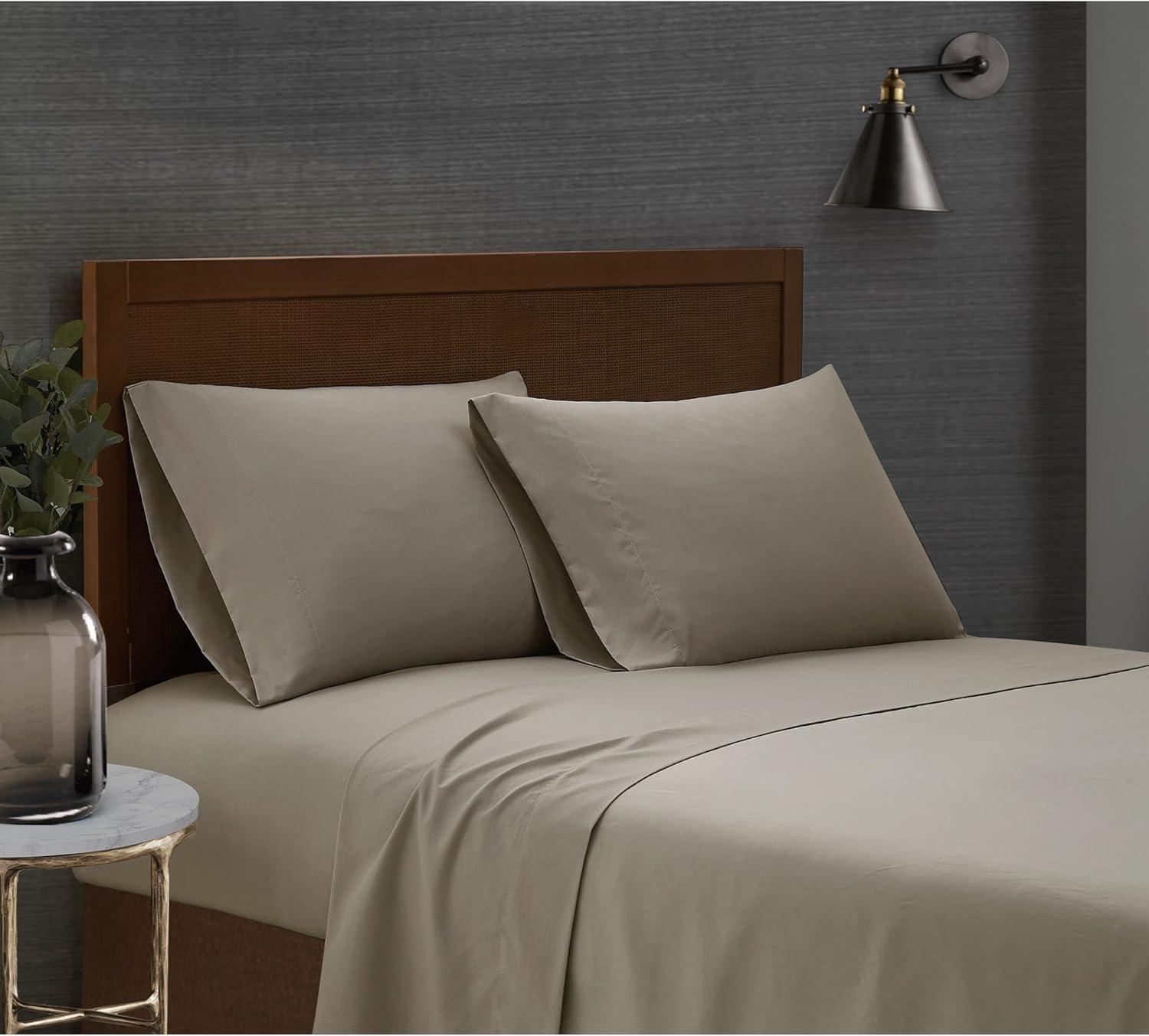 London Fog London Fog Garment Wash Solid Sheet Set