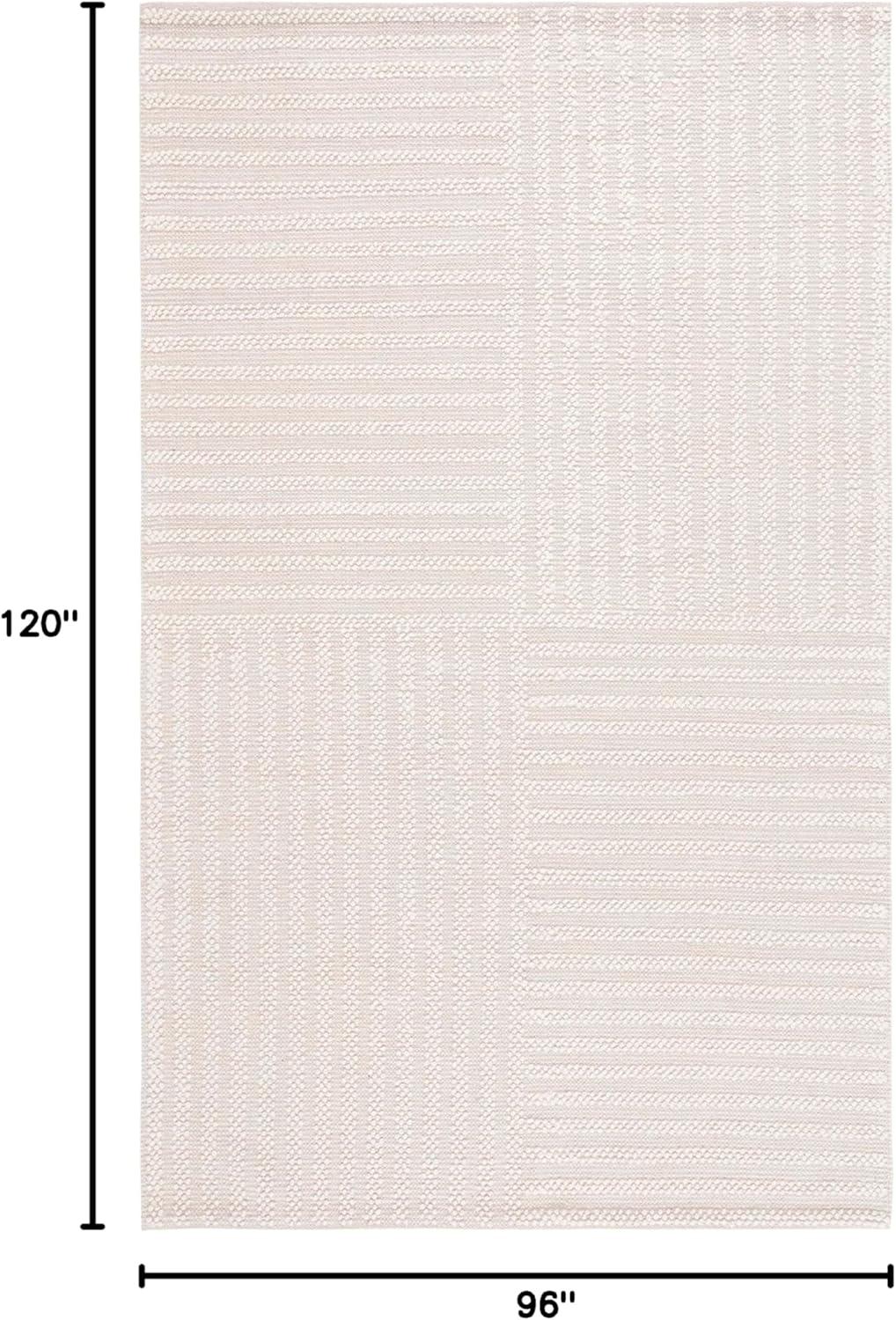 Natura NAT227 Hand Woven Indoor Area Rug - Ivory - 8'x10' - Safavieh