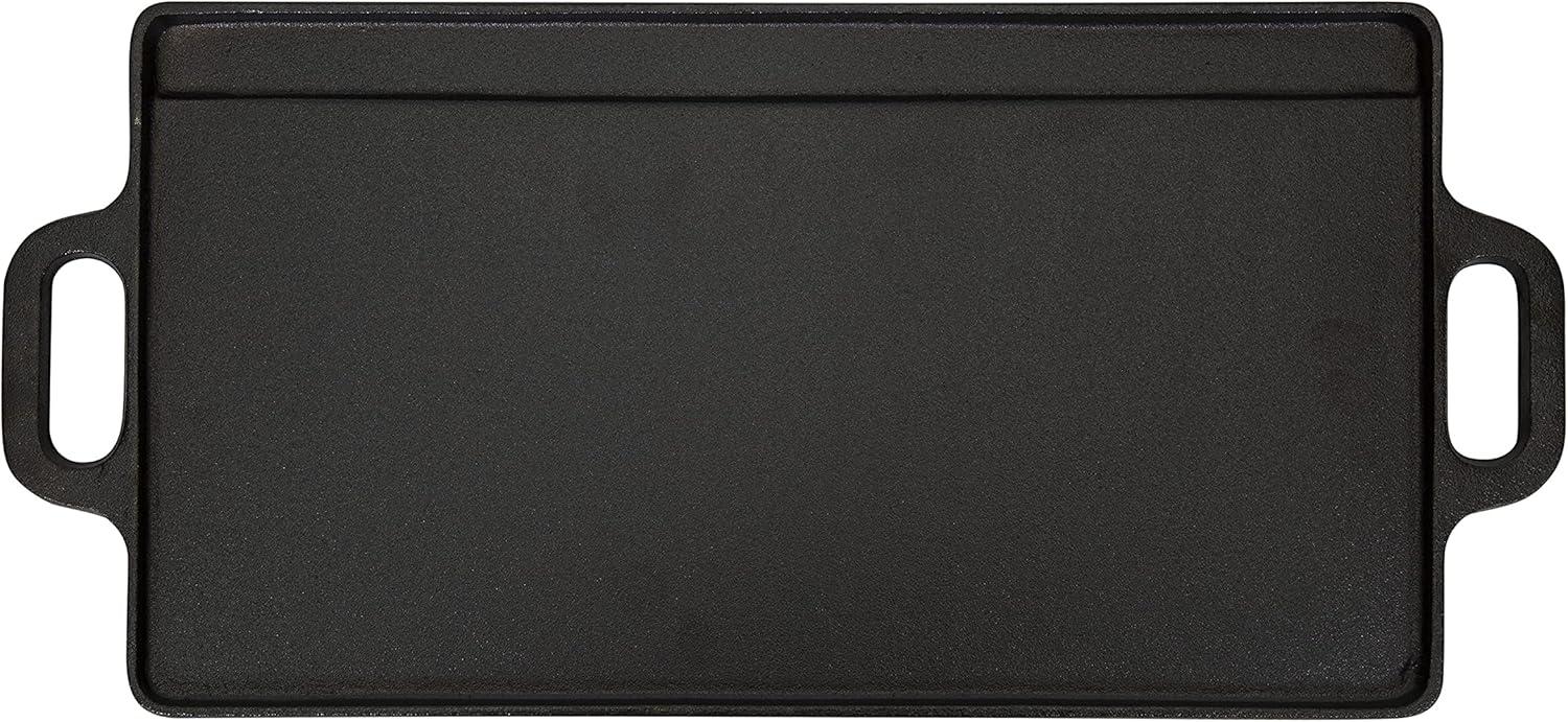 Stansport Pre-Seasoned Cast Iron Griddle with Reversible Cooking Surface
