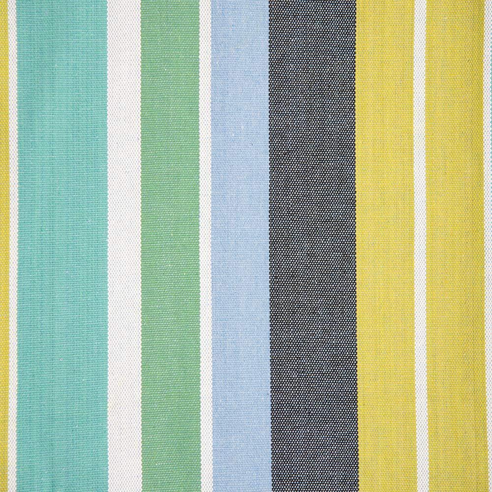 Vivere 8ft Double Cotton Hammock with Solid Pine Arc Stand - Cayo Reef Color