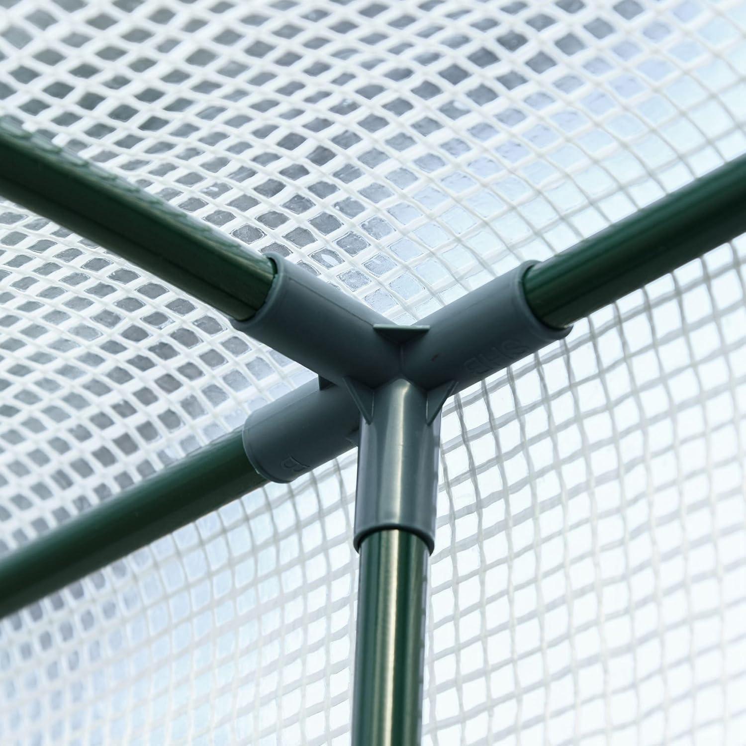 Outsunny 84" W x 84" D Lean-To Greenhouse