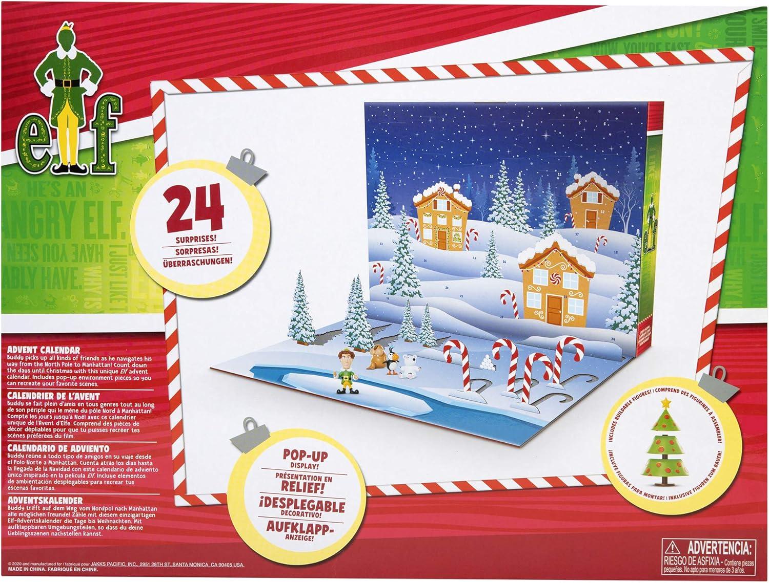 Elf Collectible Advent Calendar with 24 Surprises