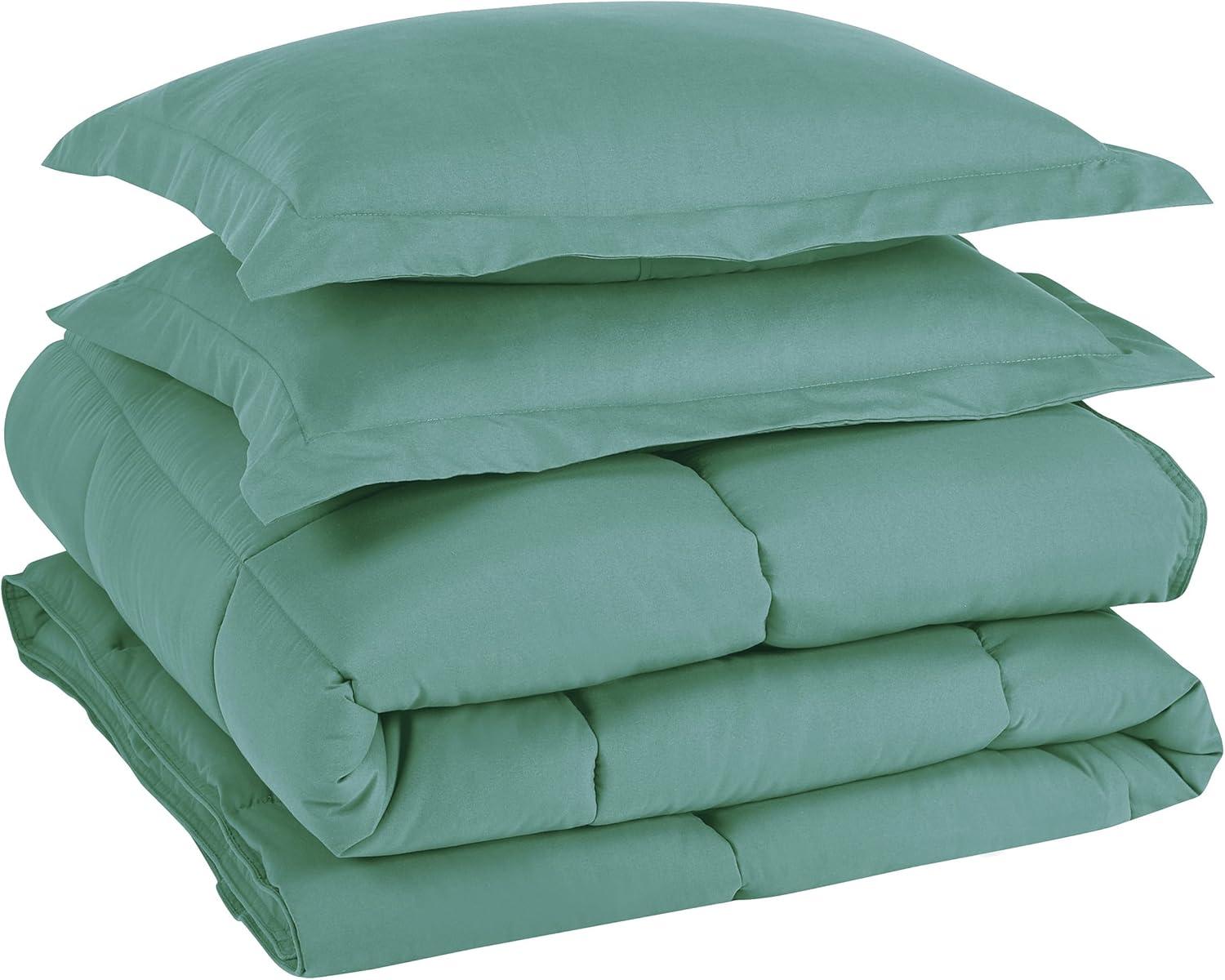 Granite Green Oversized King Microfiber Comforter Set