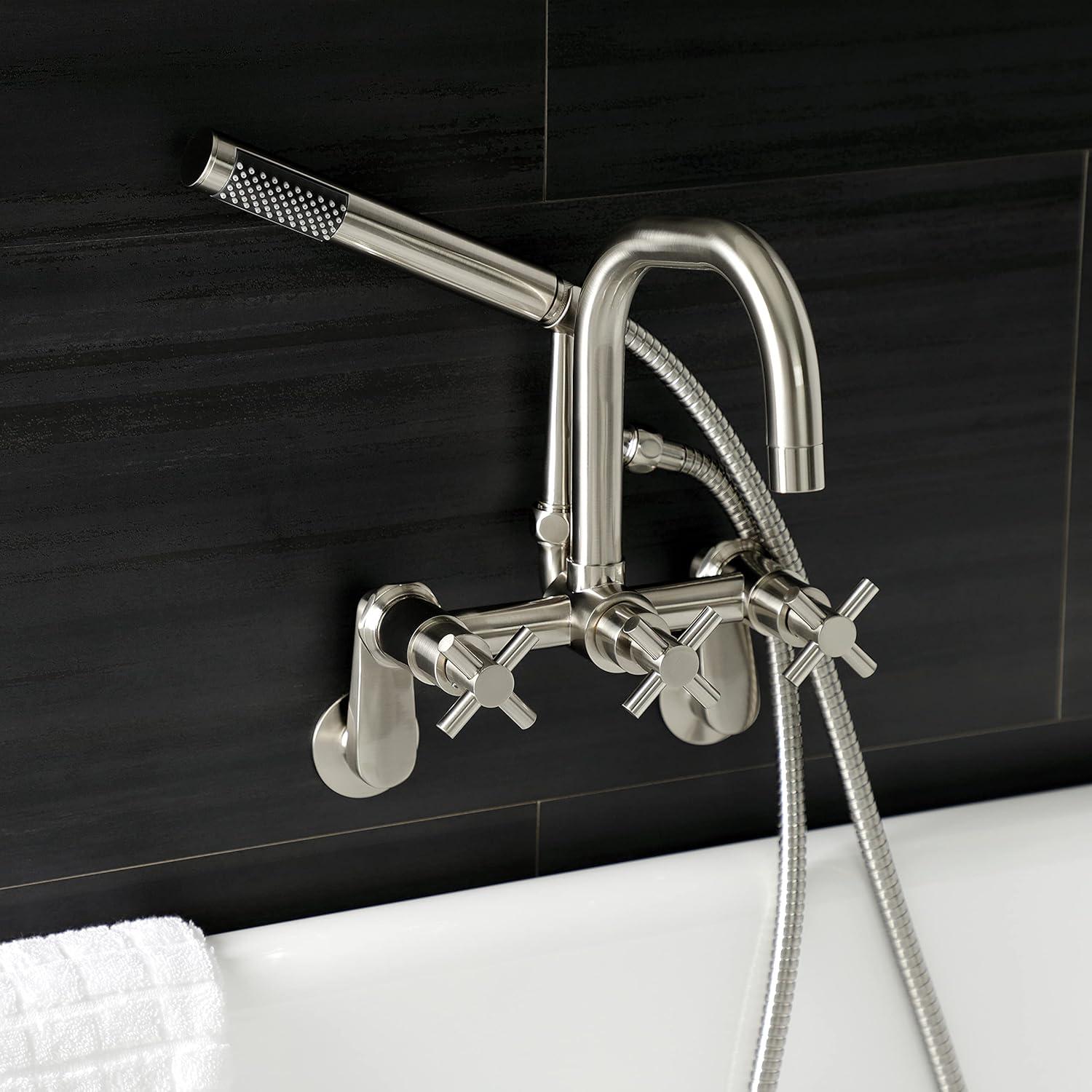 Kingston Brass AE8458DX Kingston Brass Concord Wall Mount Clawfoot Tub Faucet