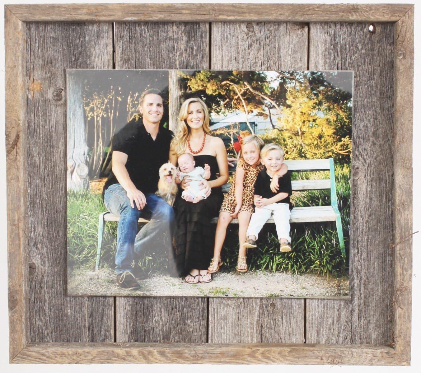 Millwood Pines Nasim Weathered Gray Wood Matte Picture Frame
