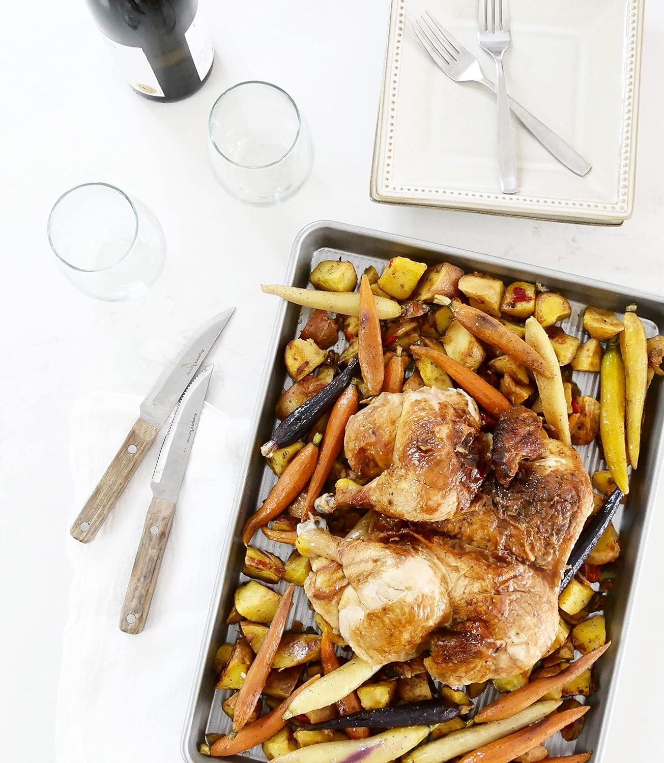 USA Pan Nonstick Quarter Sheet Pan, Set of 2