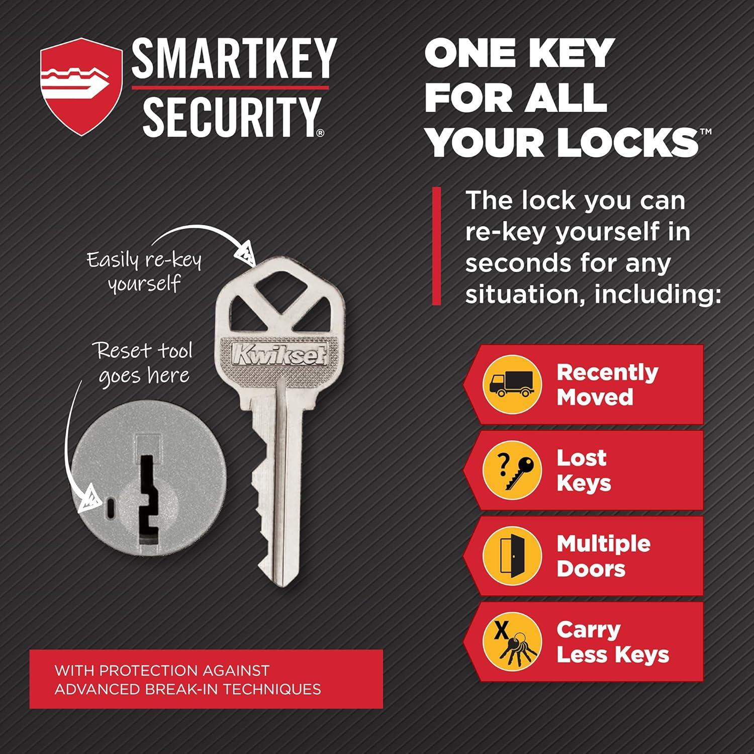 Midtown Interior Knob With Deadbolt Reversible Entry Set