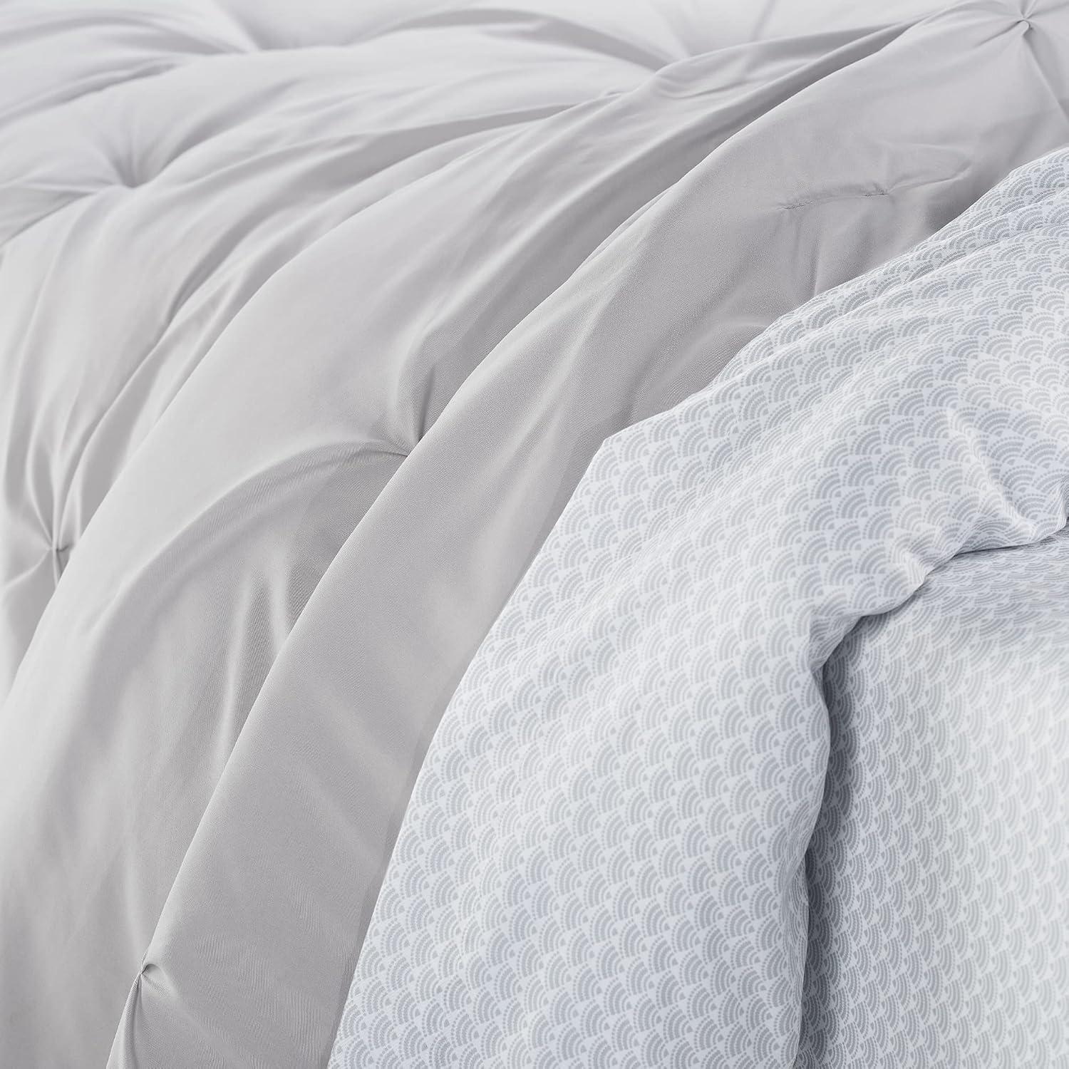 Serta Serta Simply Clean Microfiber Pleated 7 Piece Comforter Set