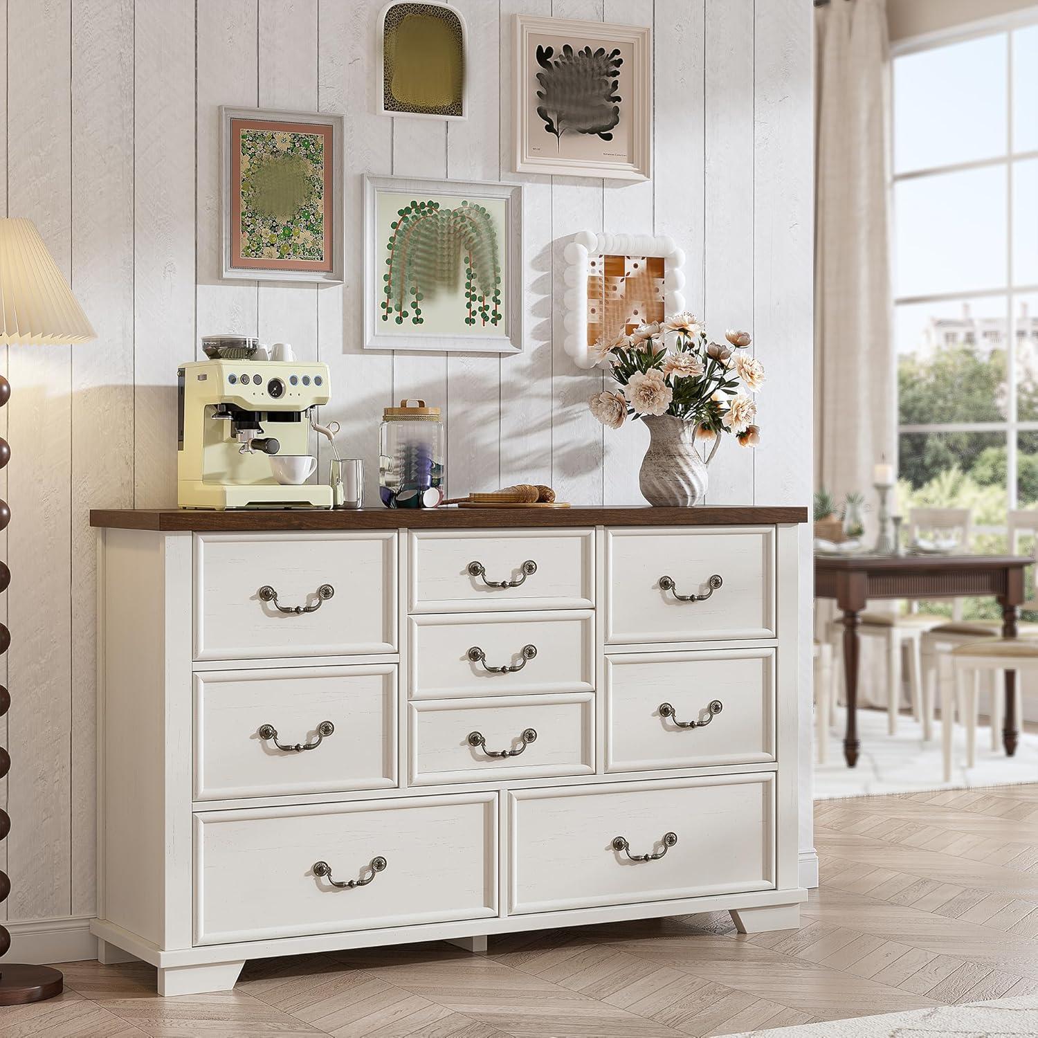 Charlton Home® Dresser For Bedroom With 9 Drawers