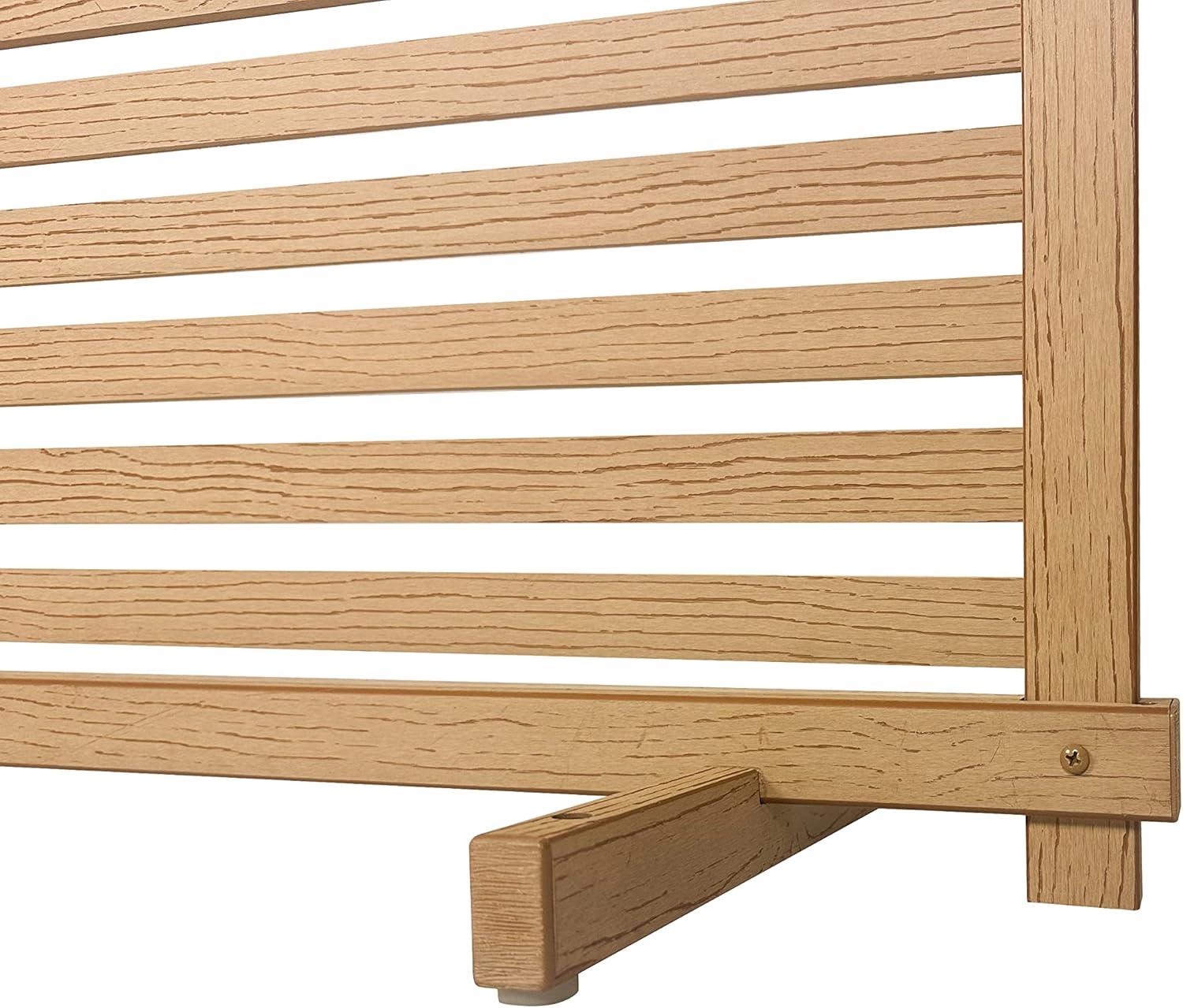 Zippity Outdoor Products 22in H x 44in W (2 Panels) Freestanding Zippity Portable Puppy Fence Kit, Cedar Color Dog Puppy Playpen, Dog Fence Outdoor for Yard, Vinyl Picket Outdoor Dog Fence, Dog Play Pen Indoors, ZP19072