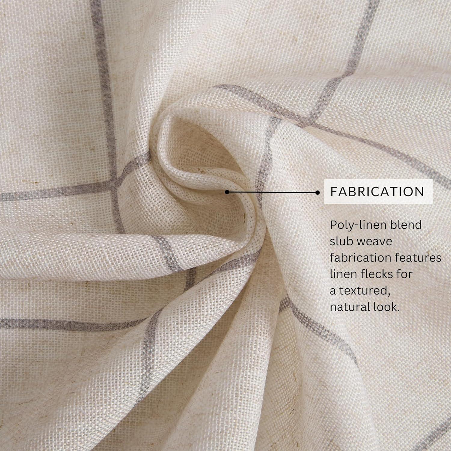 Gracie Oaks Fashions Plaid Blackout Window Curtain, with Back Tab and Rod Pocket Tabs, 1 Panel,52"W