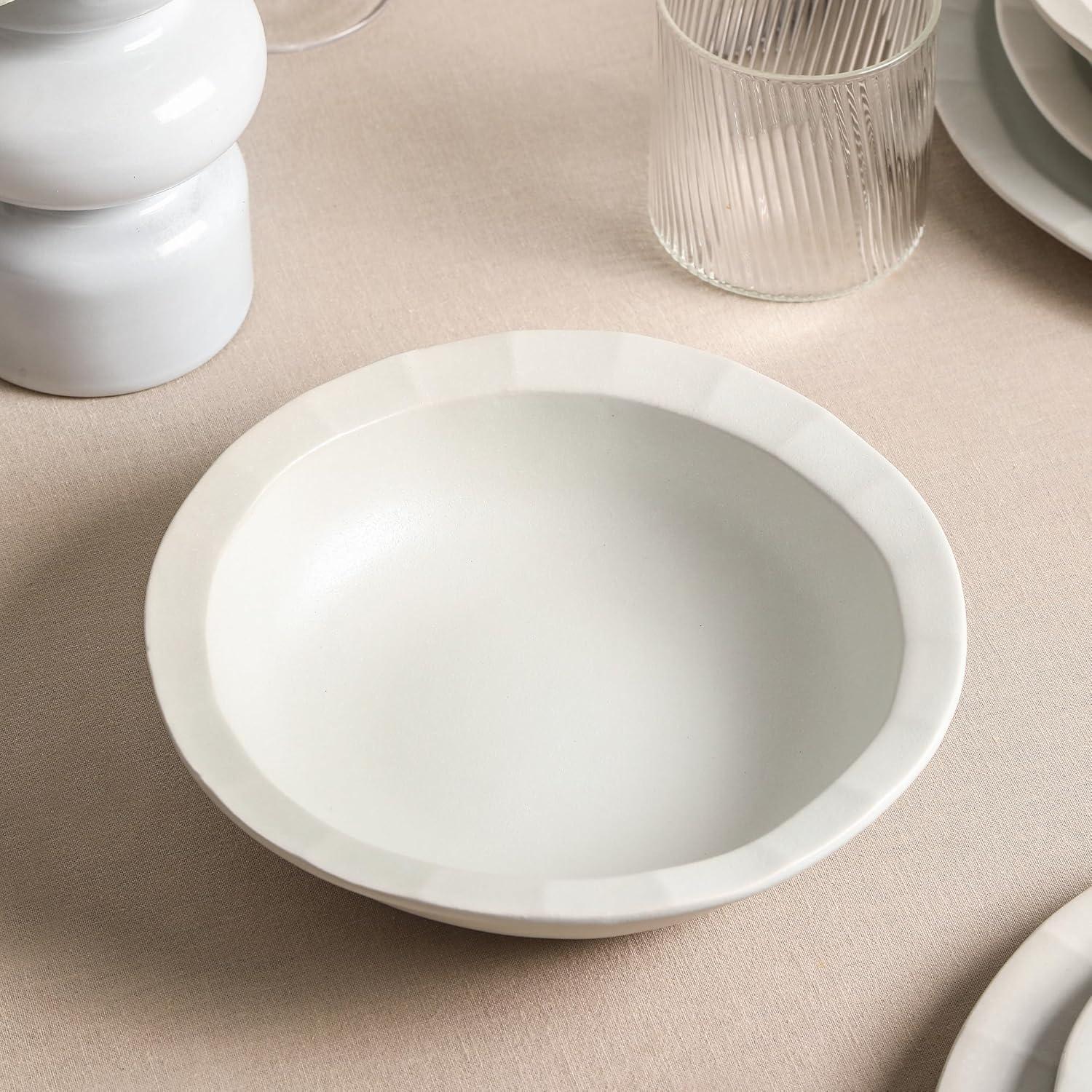 Stone Lain Oasis 4-Piece Pasta Bowl Set Stoneware (Set of 4)